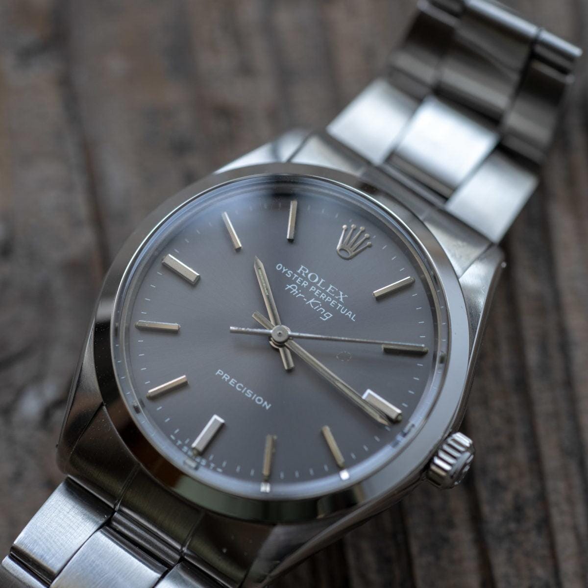 ROLEX Air-King 5500 Grey Dial 1970s - Arbitro