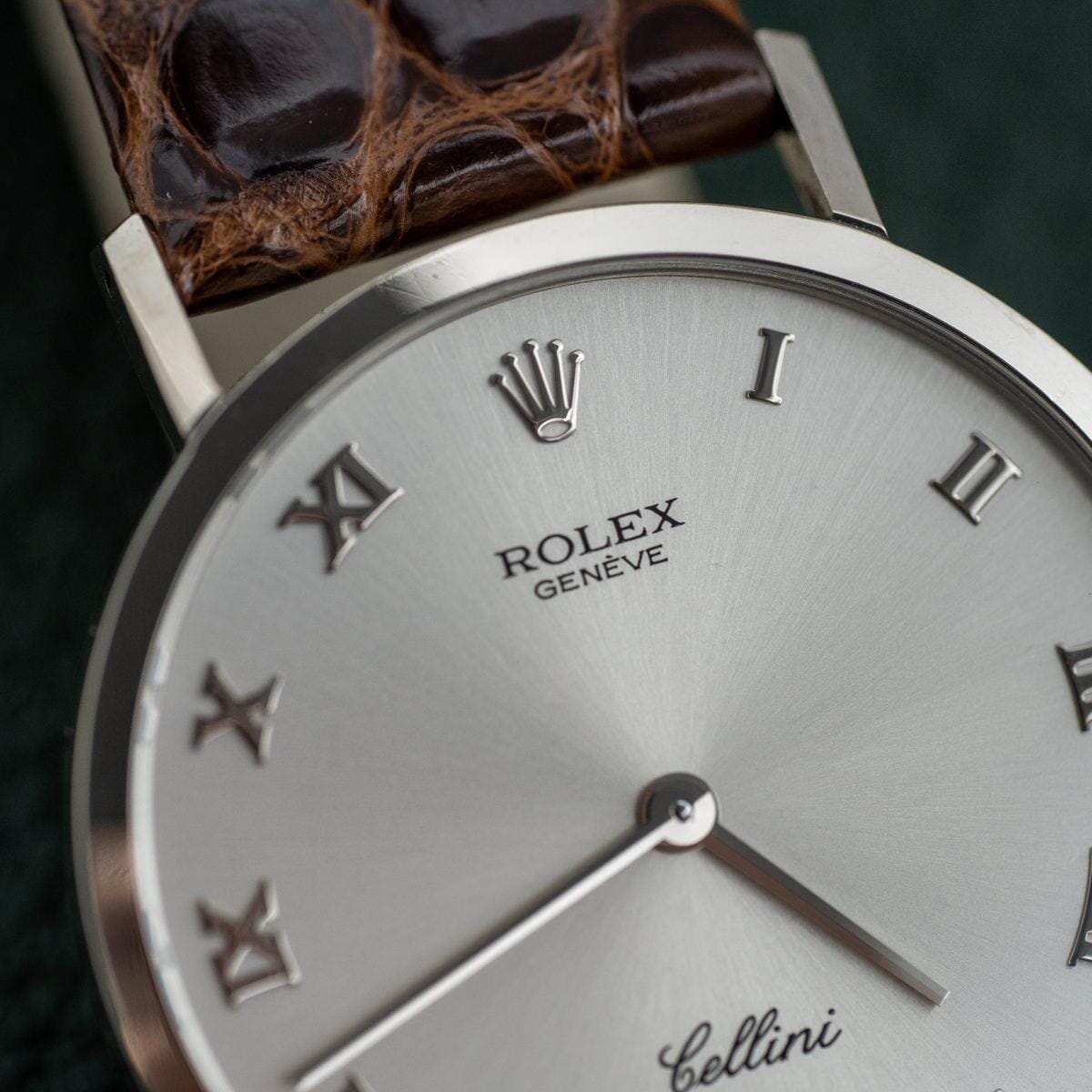 ROLEX Cellini 4112 WG Roman Dial 1990s - Arbitro