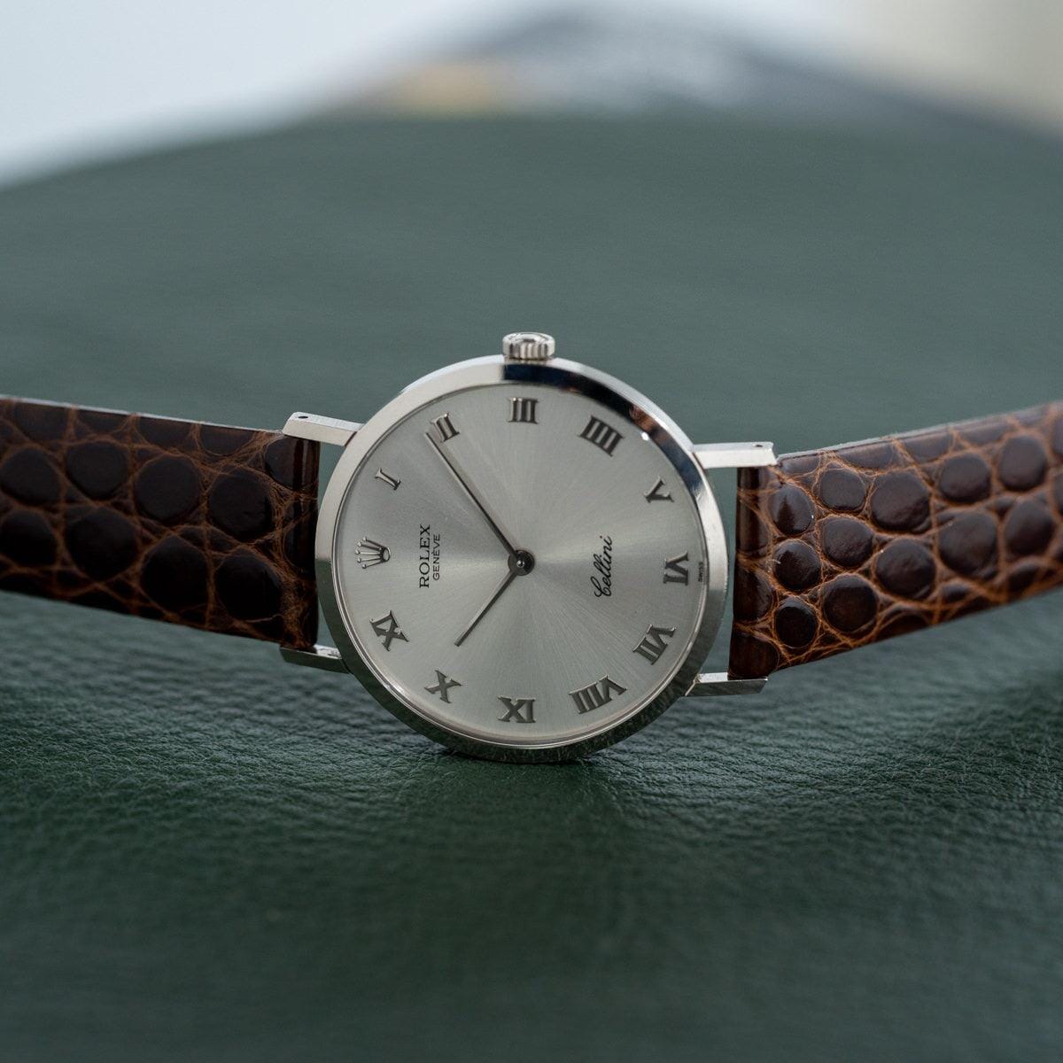 ROLEX Cellini 4112 WG Roman Dial 1990s - Arbitro