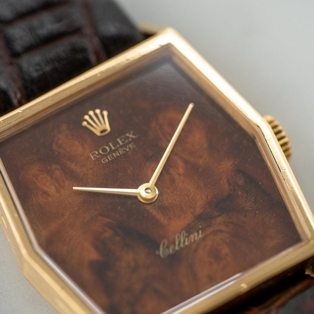 ROLEX Cellini 4122 YG Mahogany Dial - Arbitro