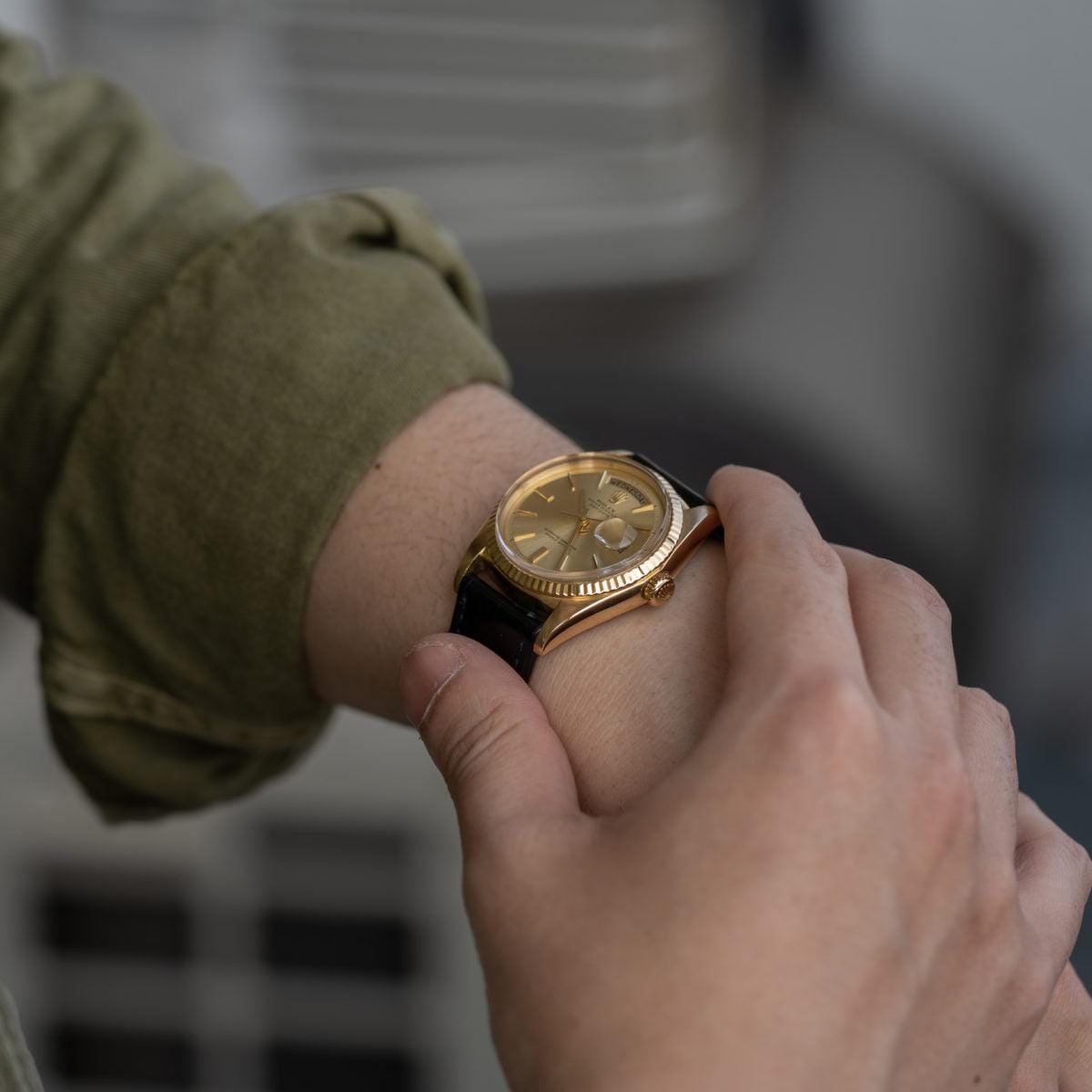 ROLEX Day Date 1803/8 YG 1960s - Arbitro