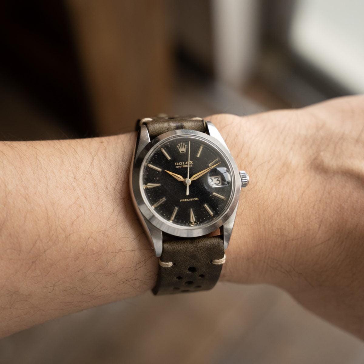 ROLEX Oysterdate Precision 6694 Gilt Dial 1960s - Arbitro