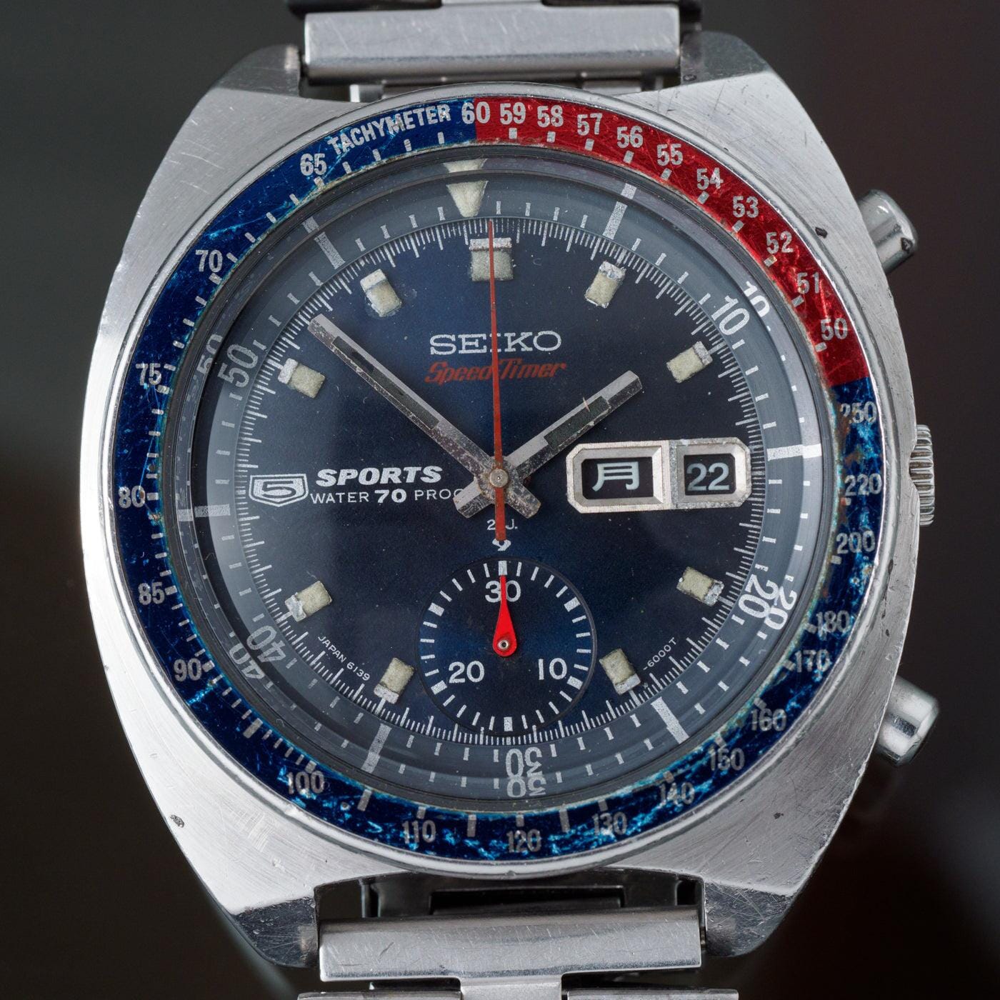 SEIKO 5 Sports Speedtimer 6139-6000 PEPSI BEZEL - Arbitro