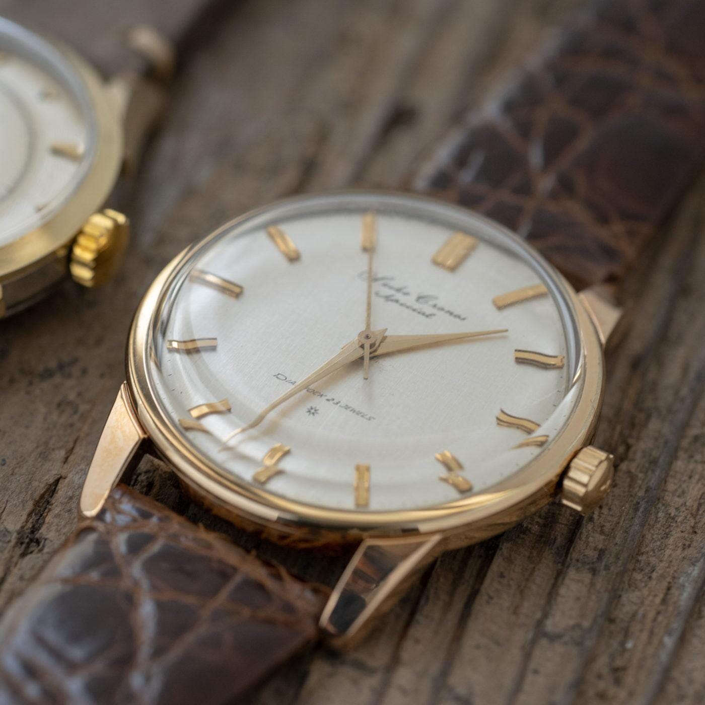 SEIKO Cronos Special Linen Dial 1960s - Arbitro