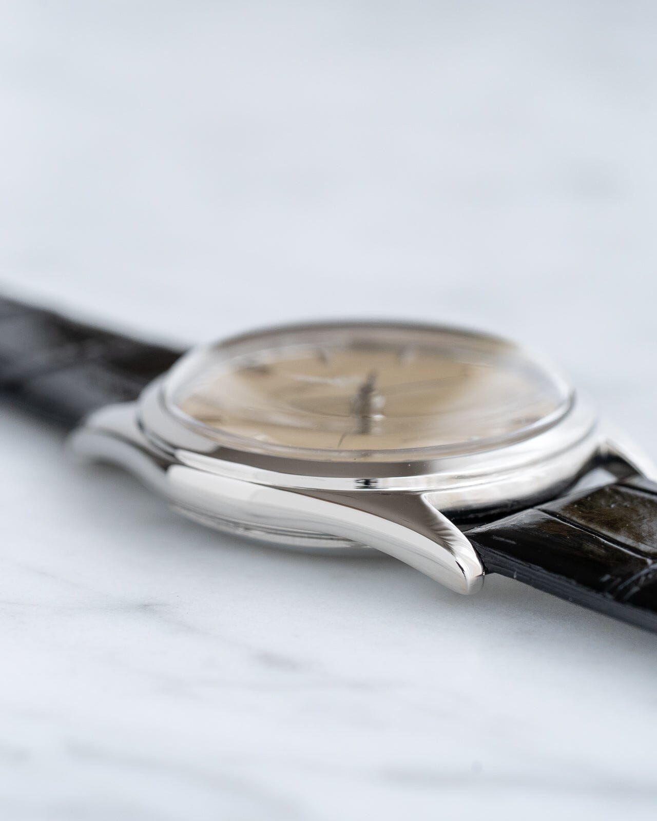 オーデマ ピゲ ラウンド スティール 自動巻き オパーリンダイアル Watch AUDEMARS PIGUET