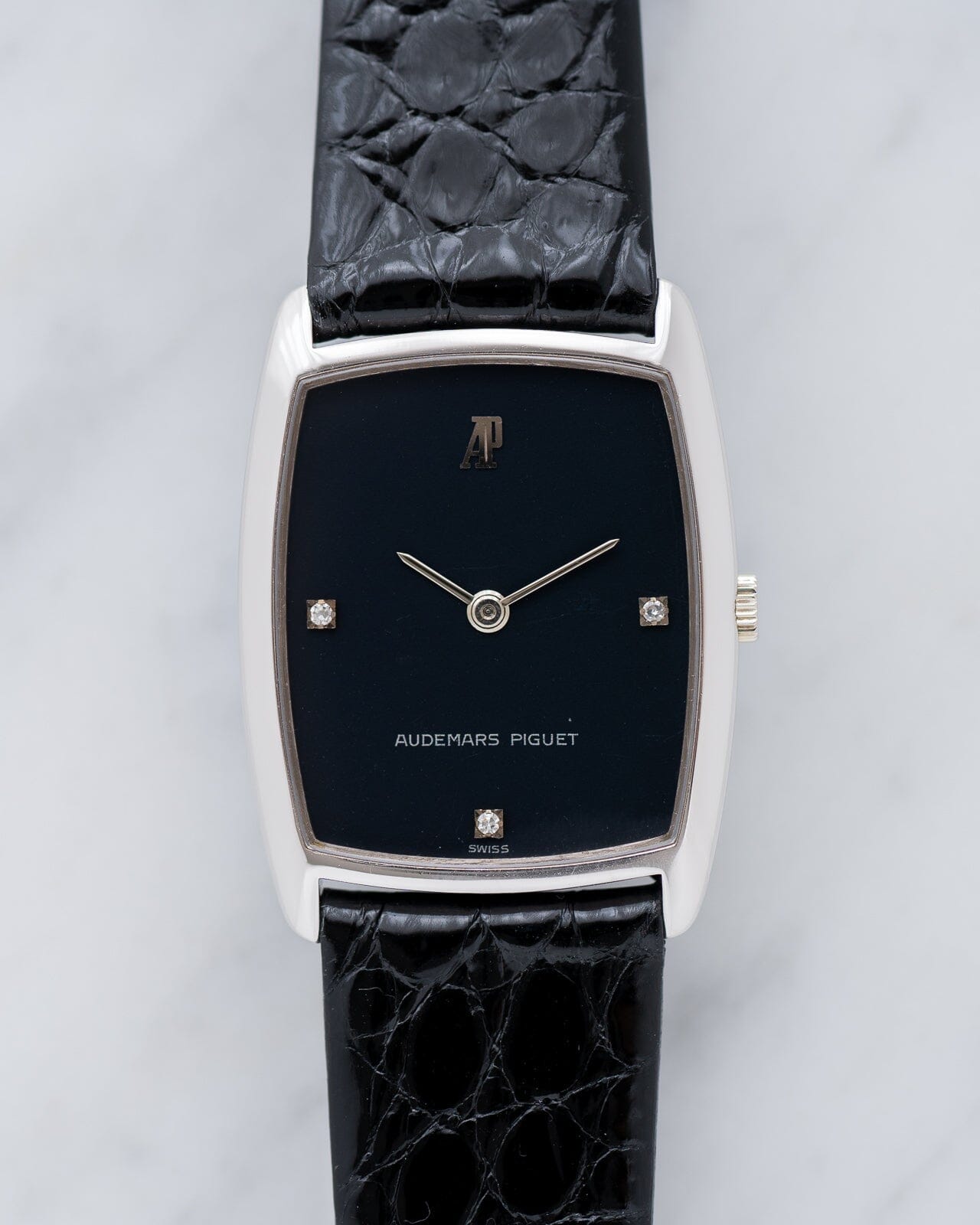 オーデマ ピゲ トノー WG ブラックダイヤモンドダイアル Watch AUDEMARS PIGUET