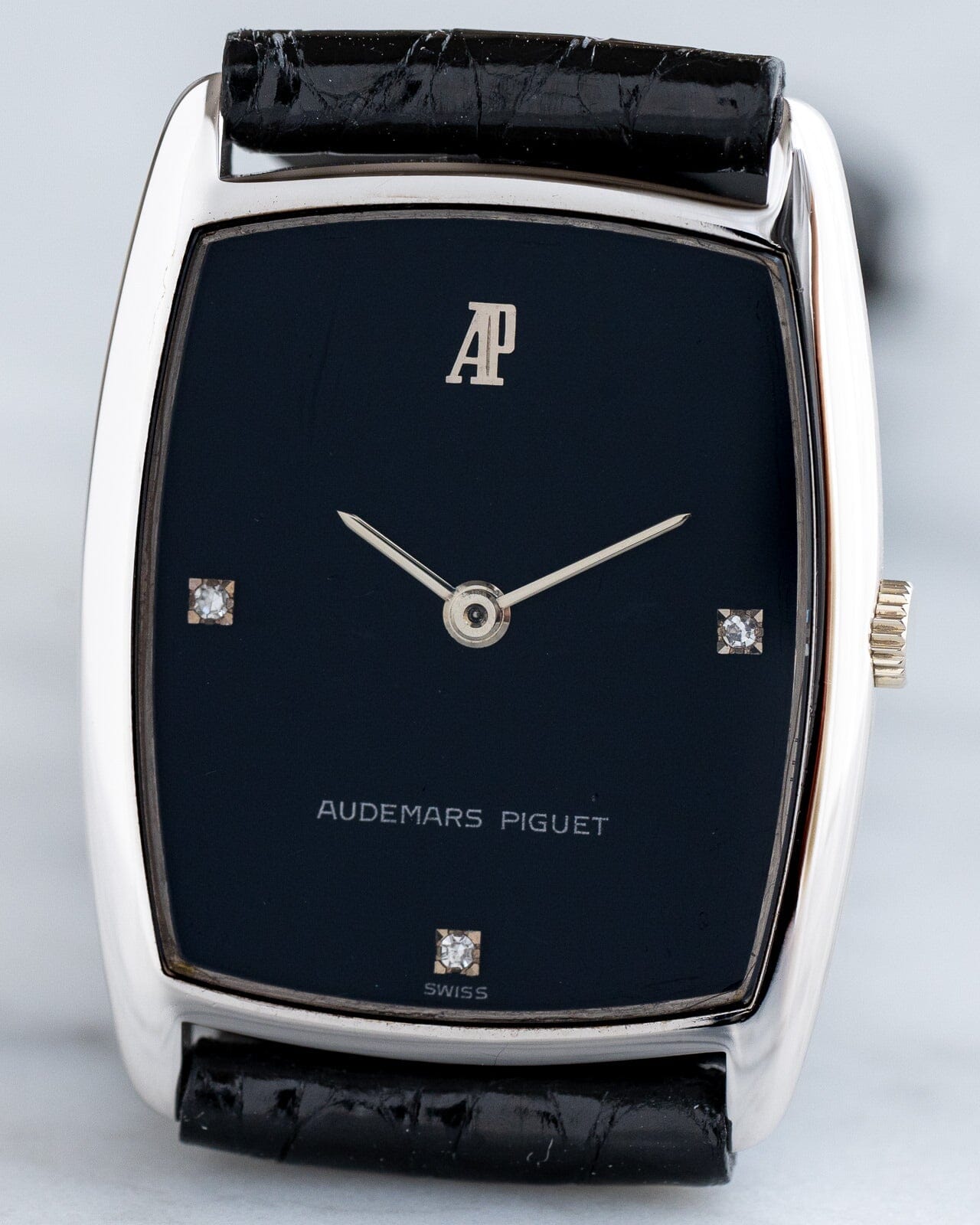 オーデマ ピゲ トノー WG ブラックダイヤモンドダイアル Watch AUDEMARS PIGUET