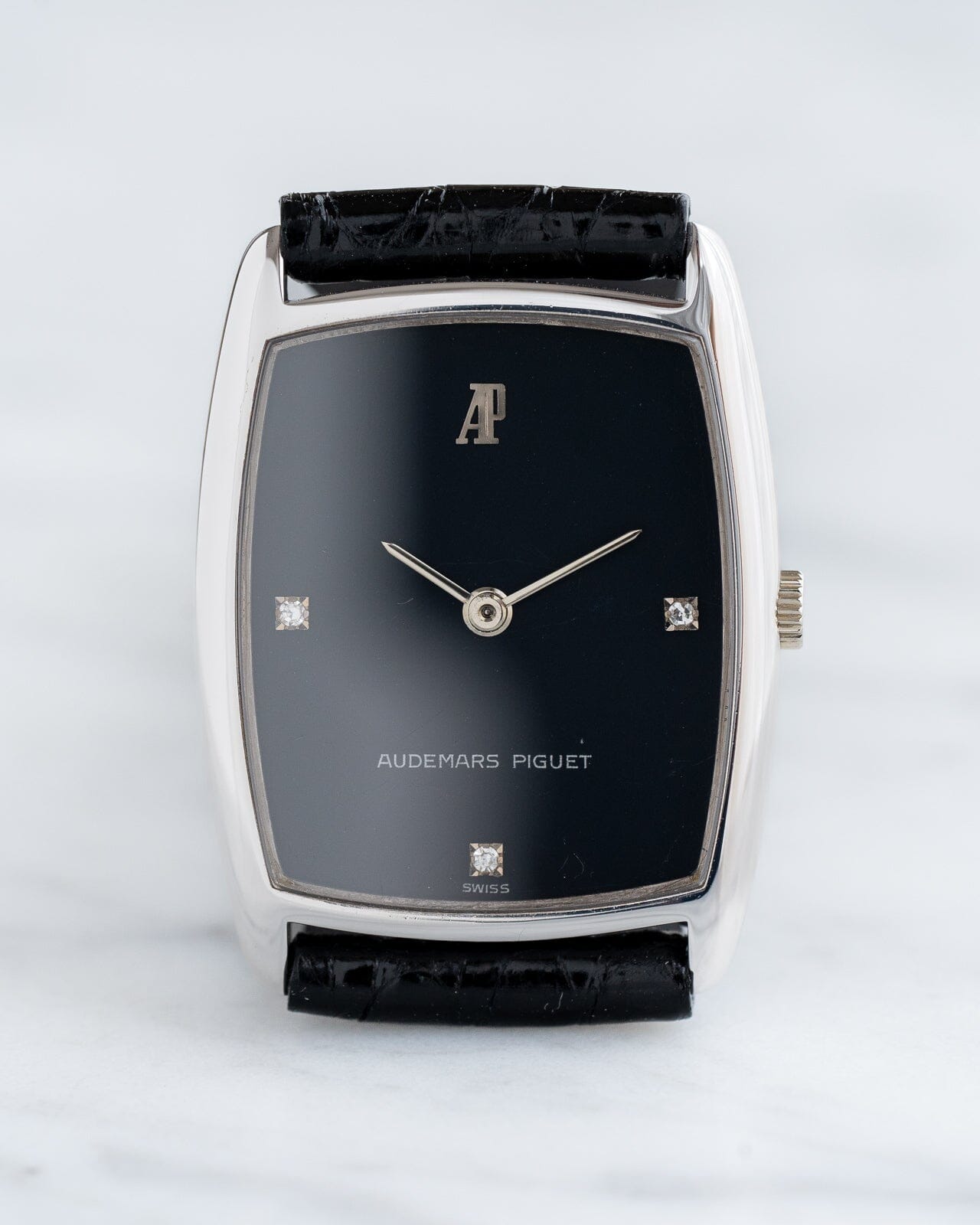 オーデマ ピゲ トノー WG ブラックダイヤモンドダイアル Watch AUDEMARS PIGUET