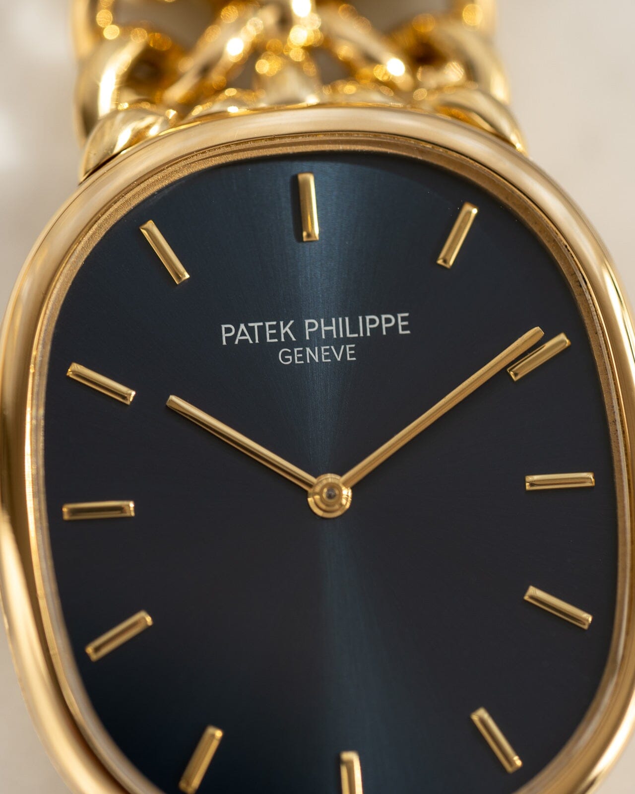 パテック フィリップ ゴールデンエリプス 3848 YG ブルーシグマダイアル Watch PATEK PHILIPPE