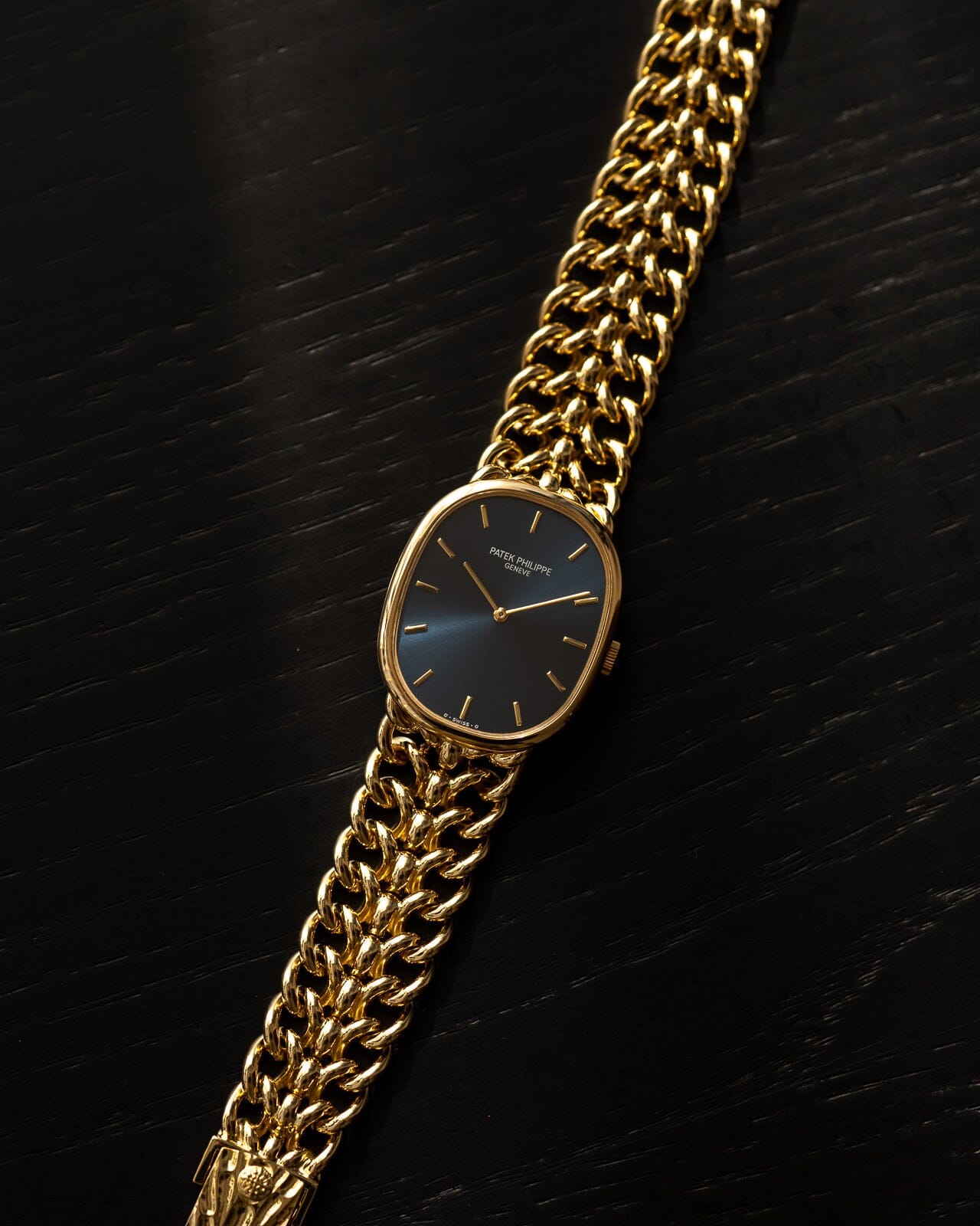 パテック フィリップ ゴールデンエリプス 3848 YG ブルーシグマダイアル Watch PATEK PHILIPPE