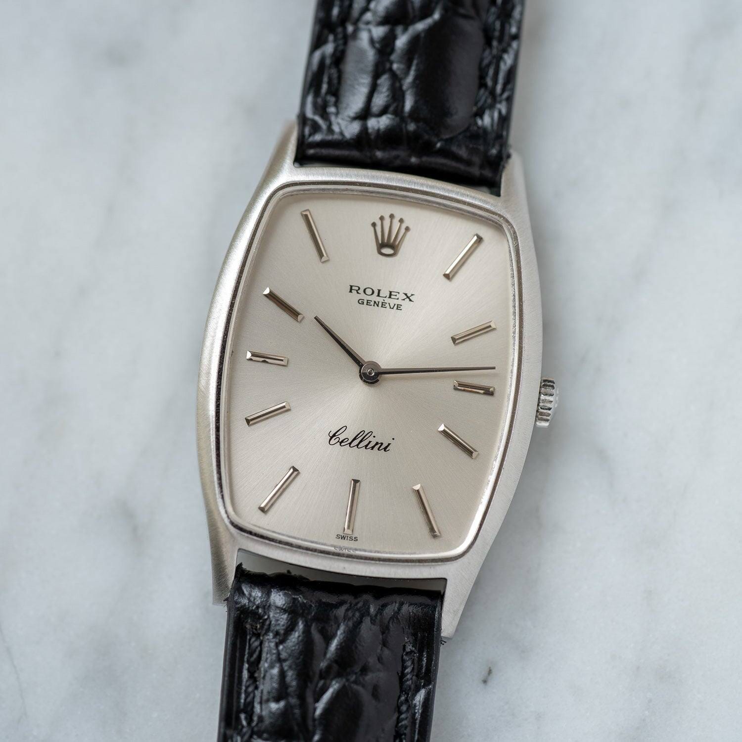 ROLEX Cellini 3807 WG Silver Dial - Arbitro