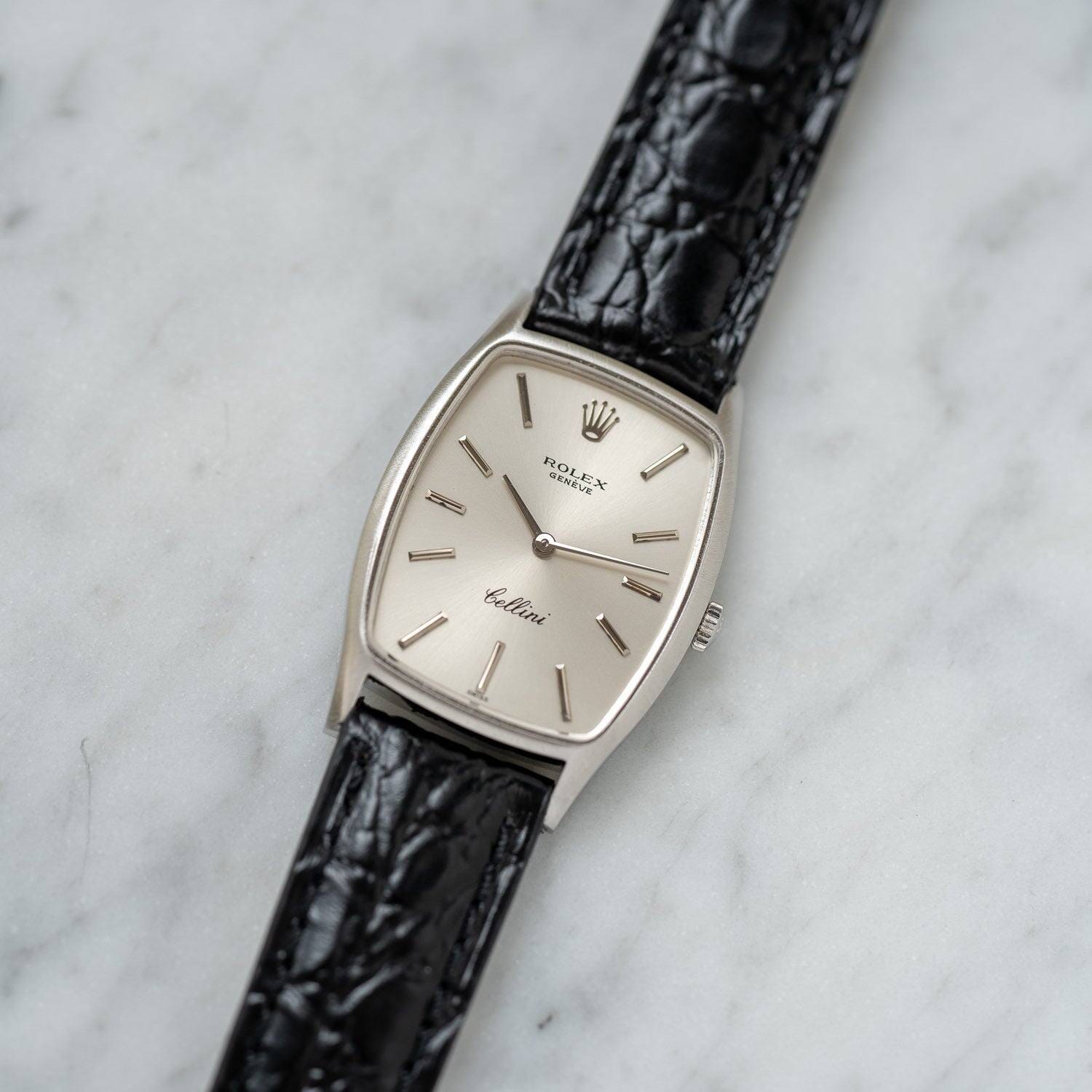 ROLEX Cellini 3807 WG Silver Dial - Arbitro