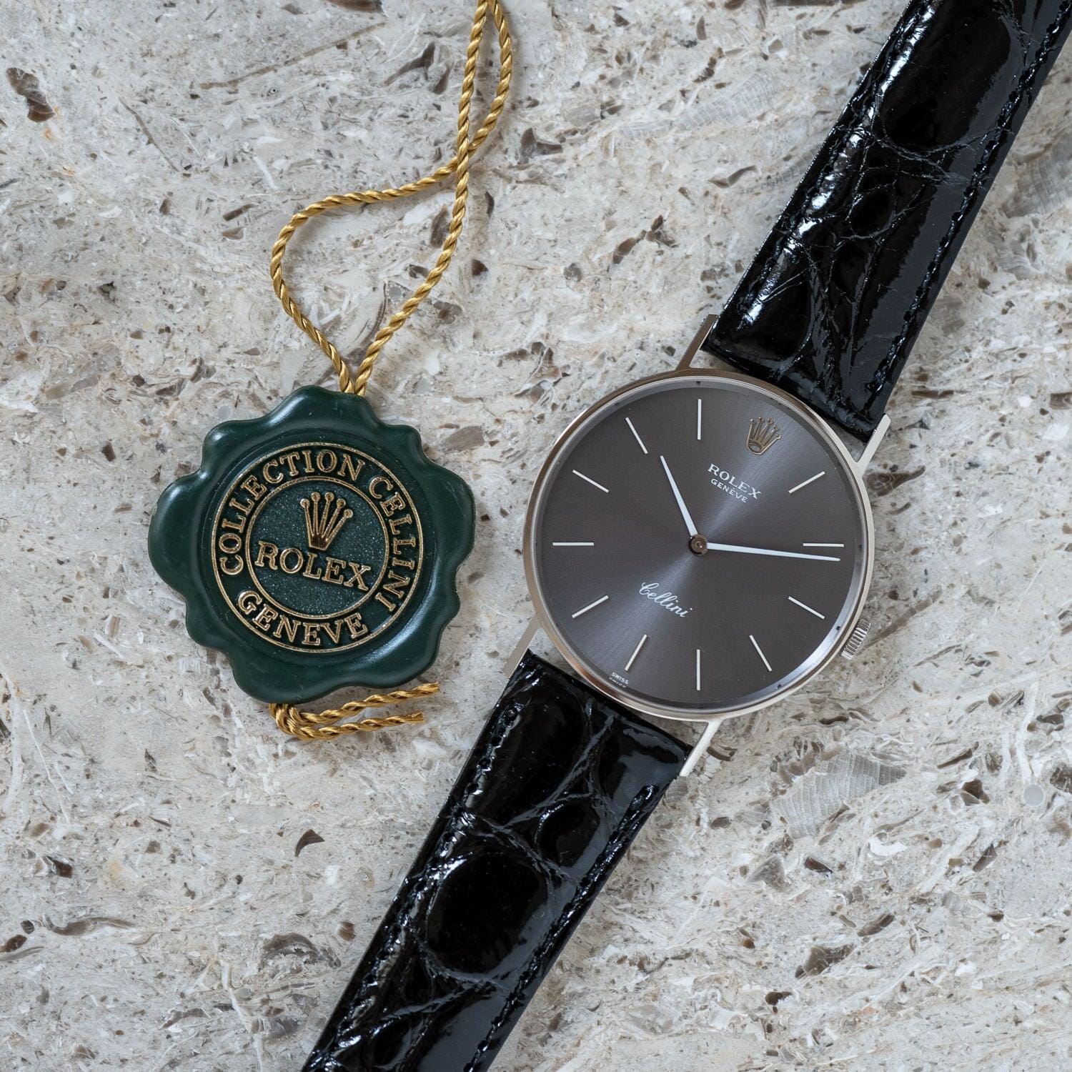 ROLEX Cellini 3833 WG Grey Dial - Arbitro