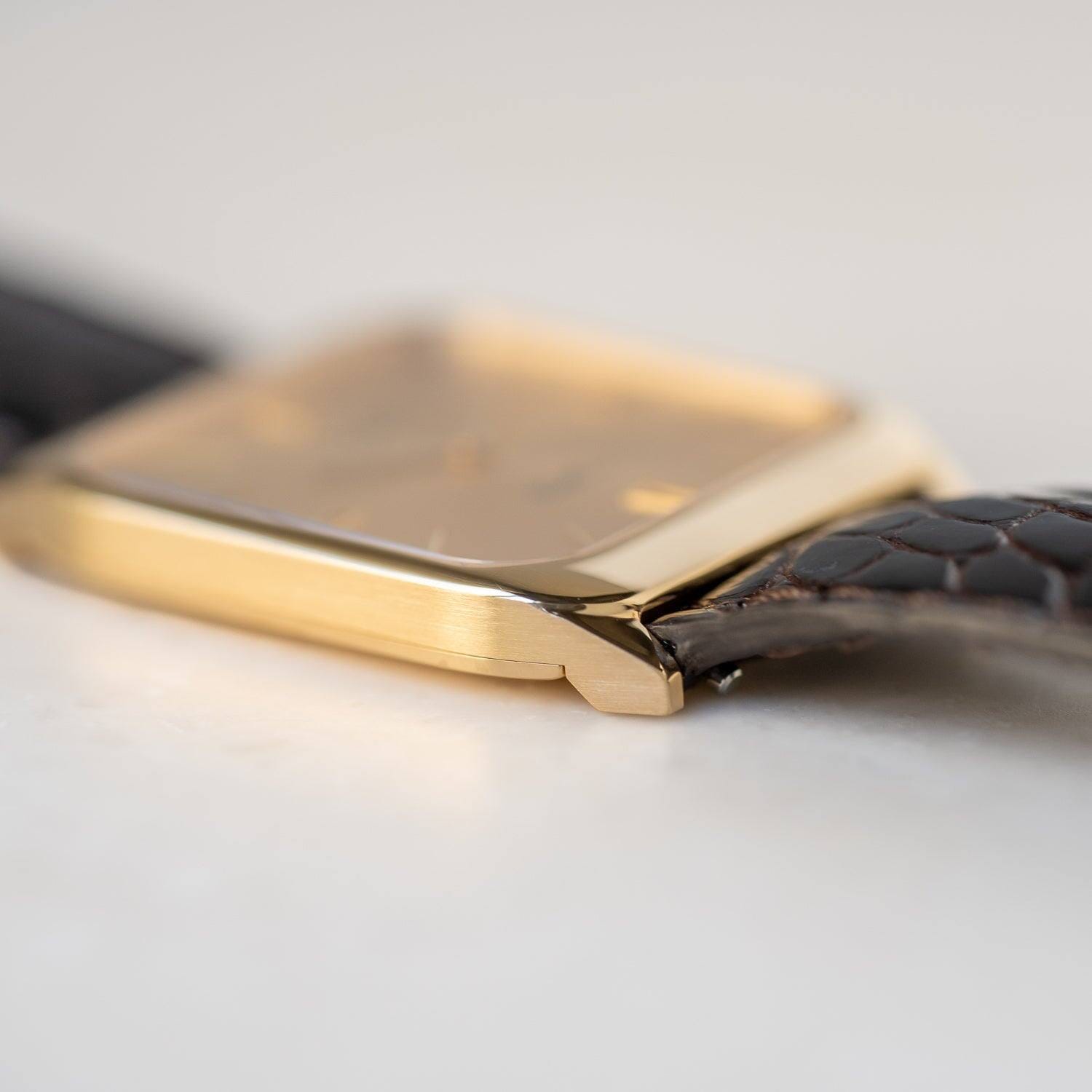 ROLEX Cellini 4135 YG Champagne Dial - Arbitro