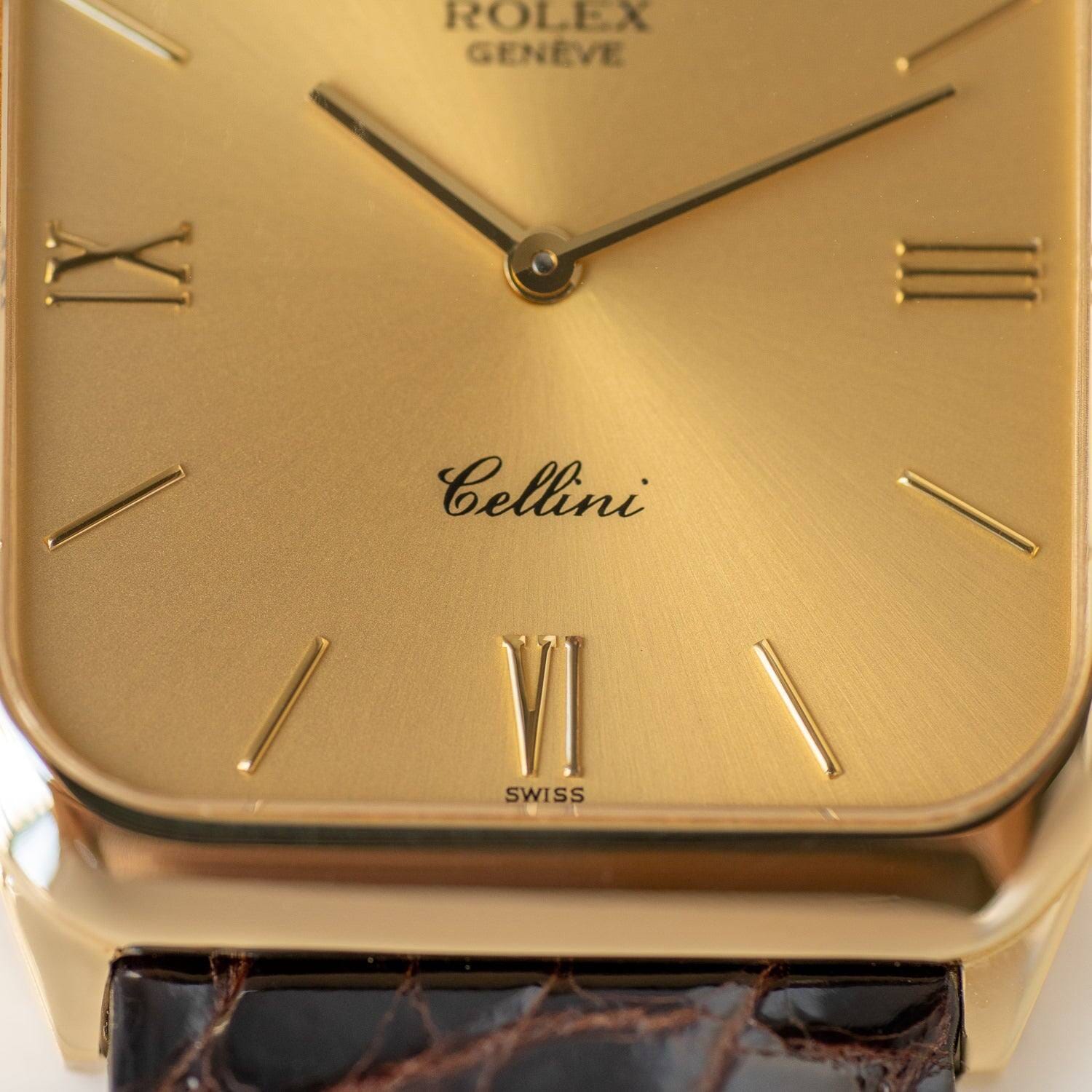 ROLEX Cellini 4135 YG Champagne Dial - Arbitro