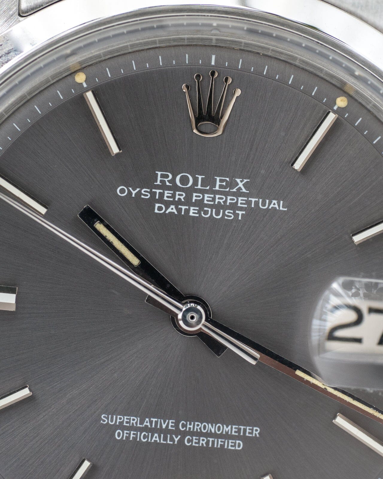ロレックス デイトジャスト 1600 グレーダイアル Watch ROLEX
