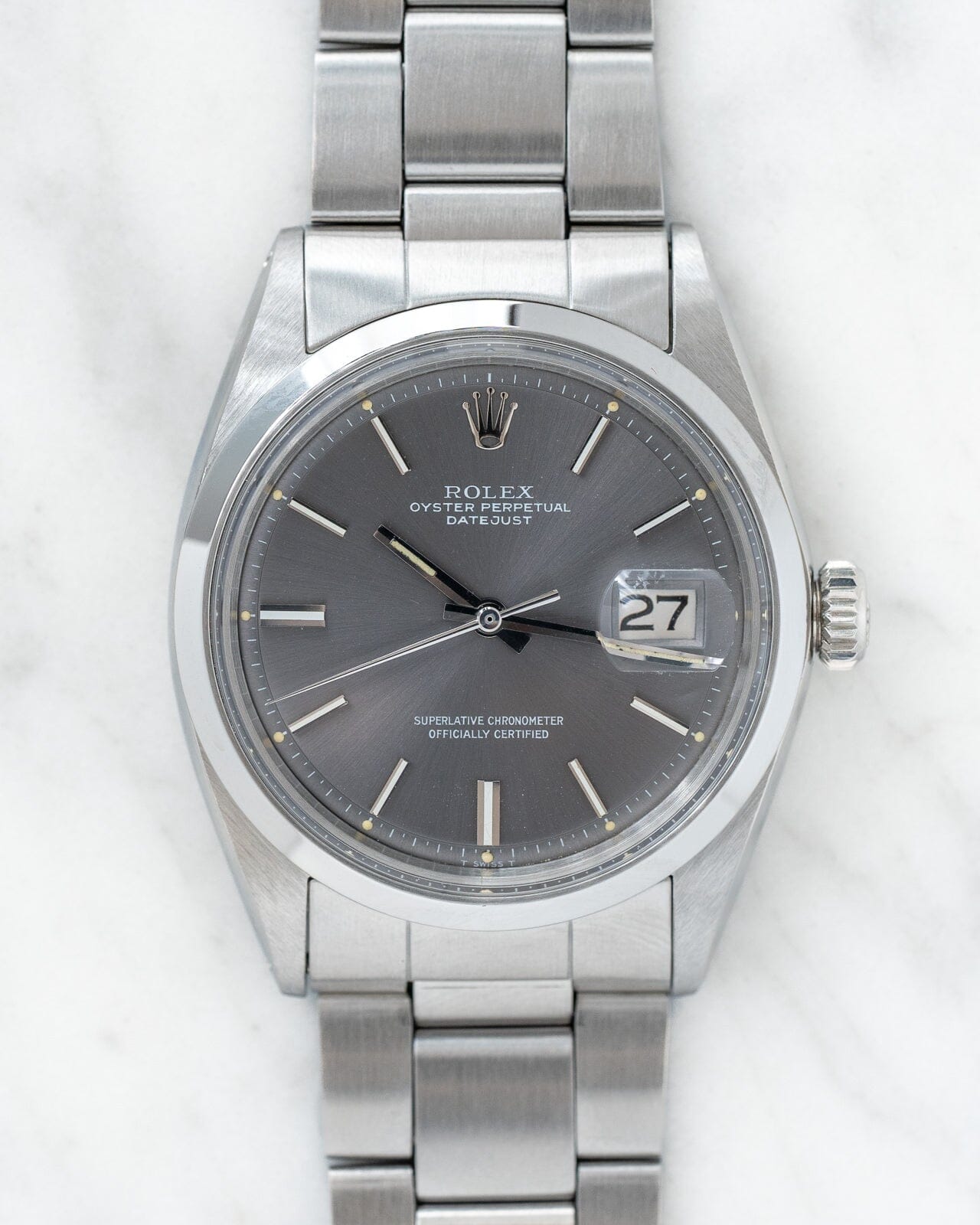 ロレックス デイトジャスト 1600 グレーダイアル Watch ROLEX