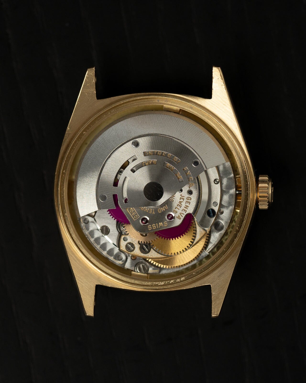 ロレックス デイトジャスト 1601/8 YG シャンパンダイアル 修理保証書付き Watch ROLEX