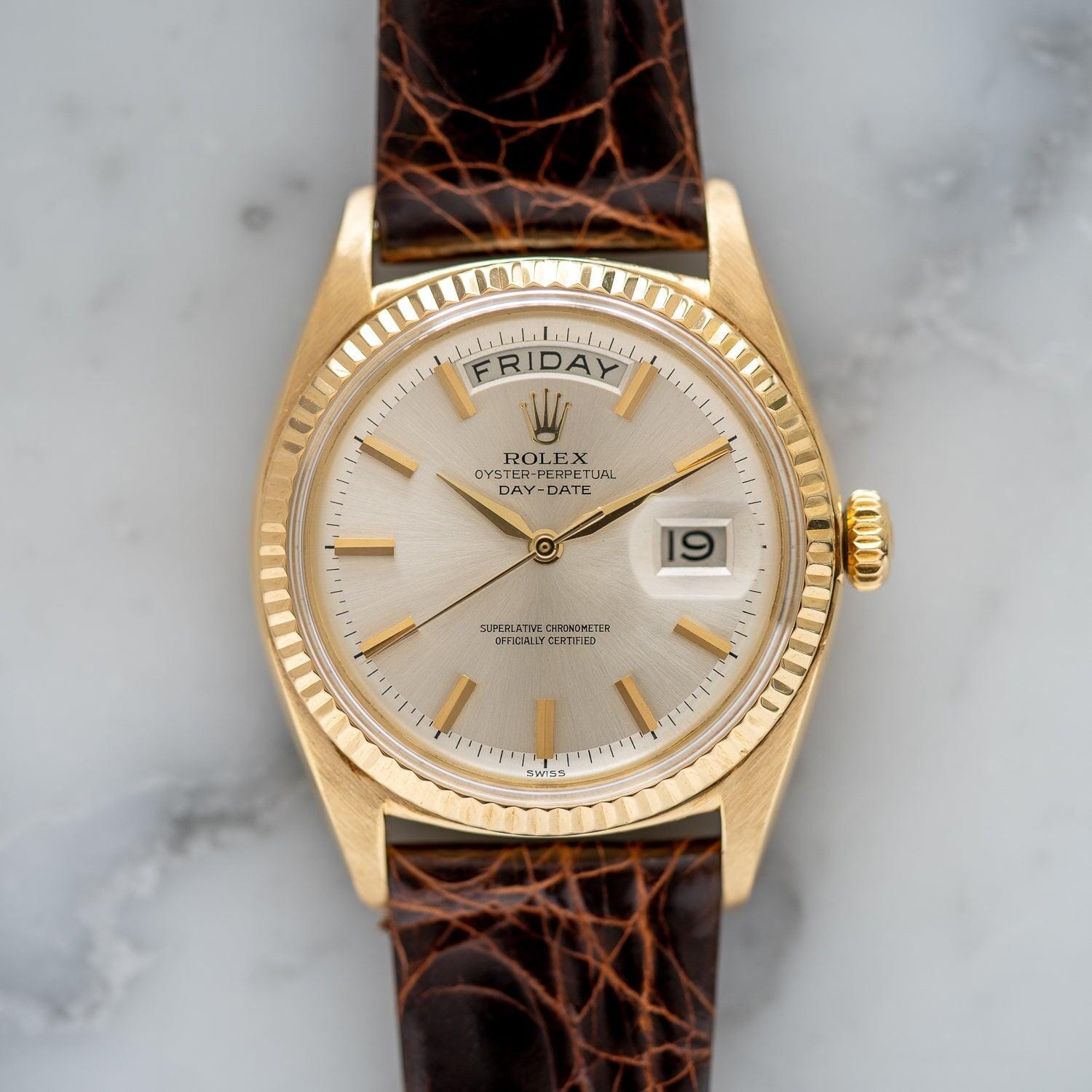 ROLEX Day-Date 1803 YG Silver Dial - Arbitro