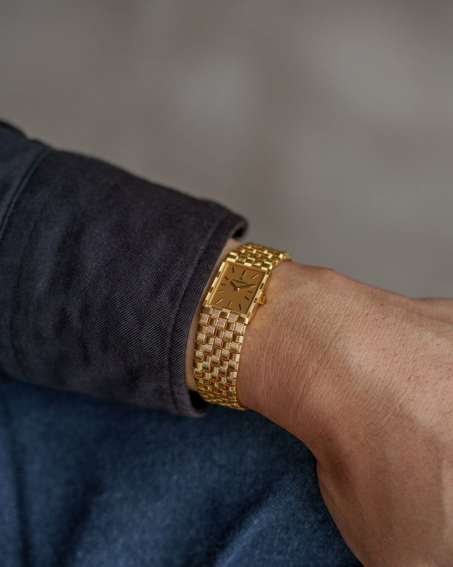 Vacheron Constantin メッシュドール YG シャンパンダイアル Watch VACHERON CONSTANTIN 