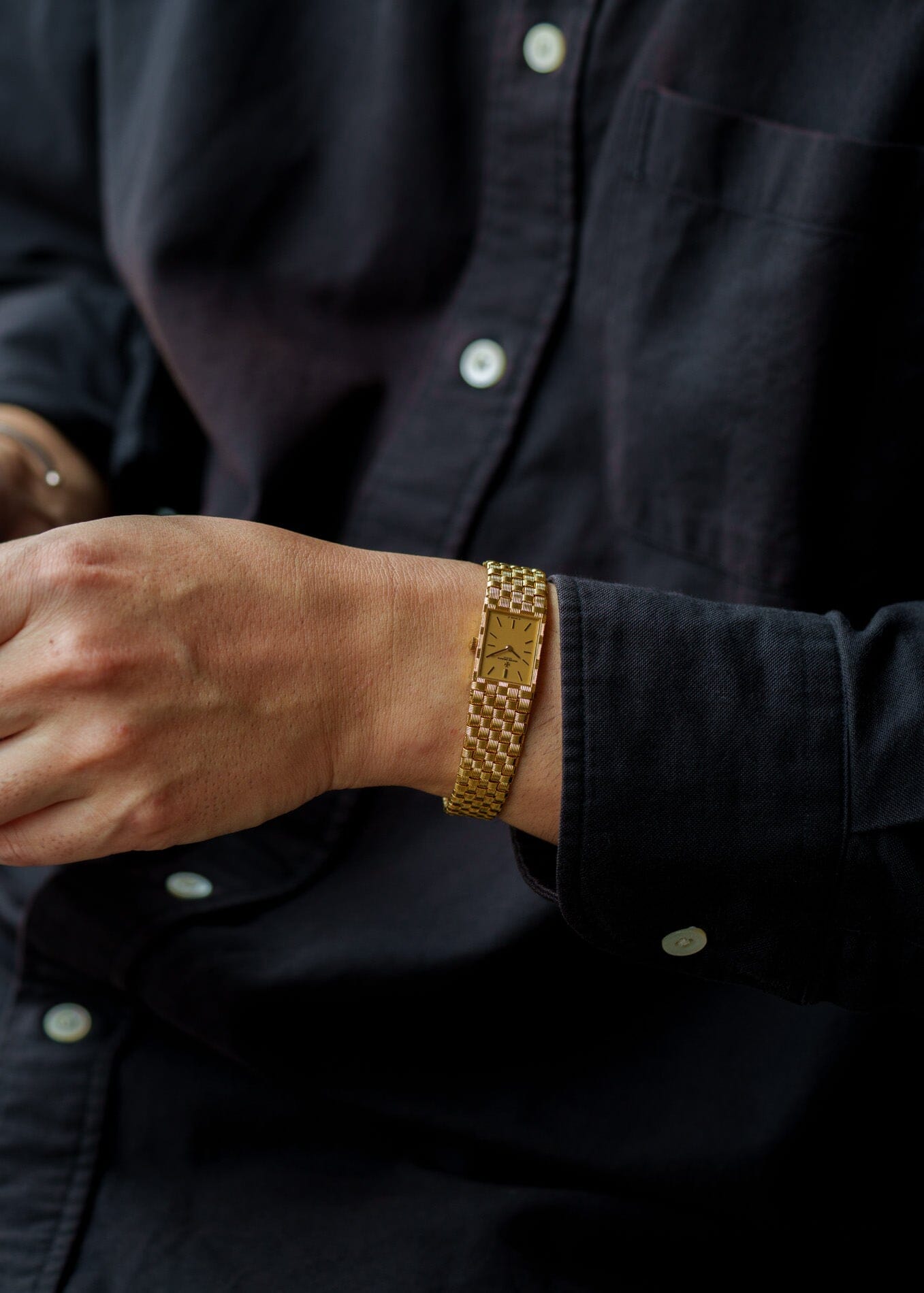 Vacheron Constantin メッシュドール YG シャンパンダイアル Watch VACHERON CONSTANTIN 