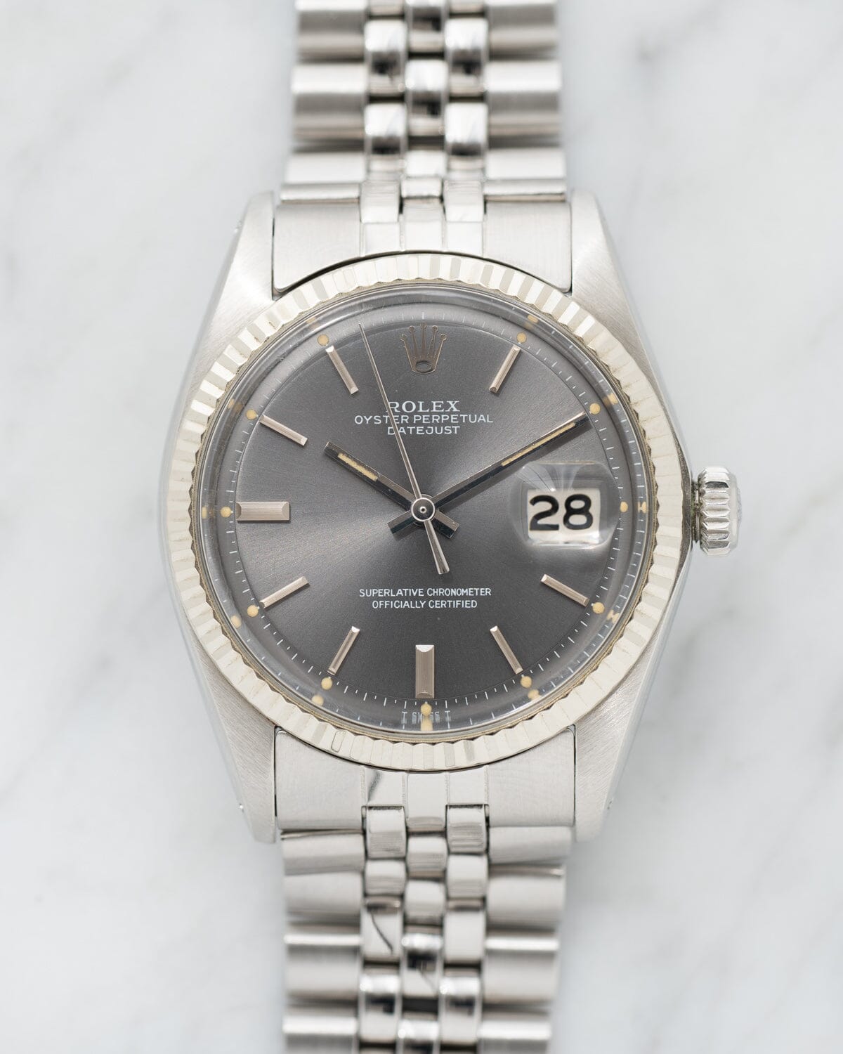 Rolex Datejust 1601 Grey Dial Watch ROLEX 