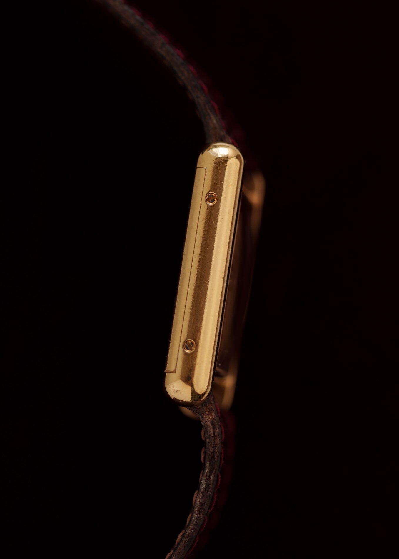 カルティエ マストタンク LM ボルドー 手巻き Watch CARTIER 