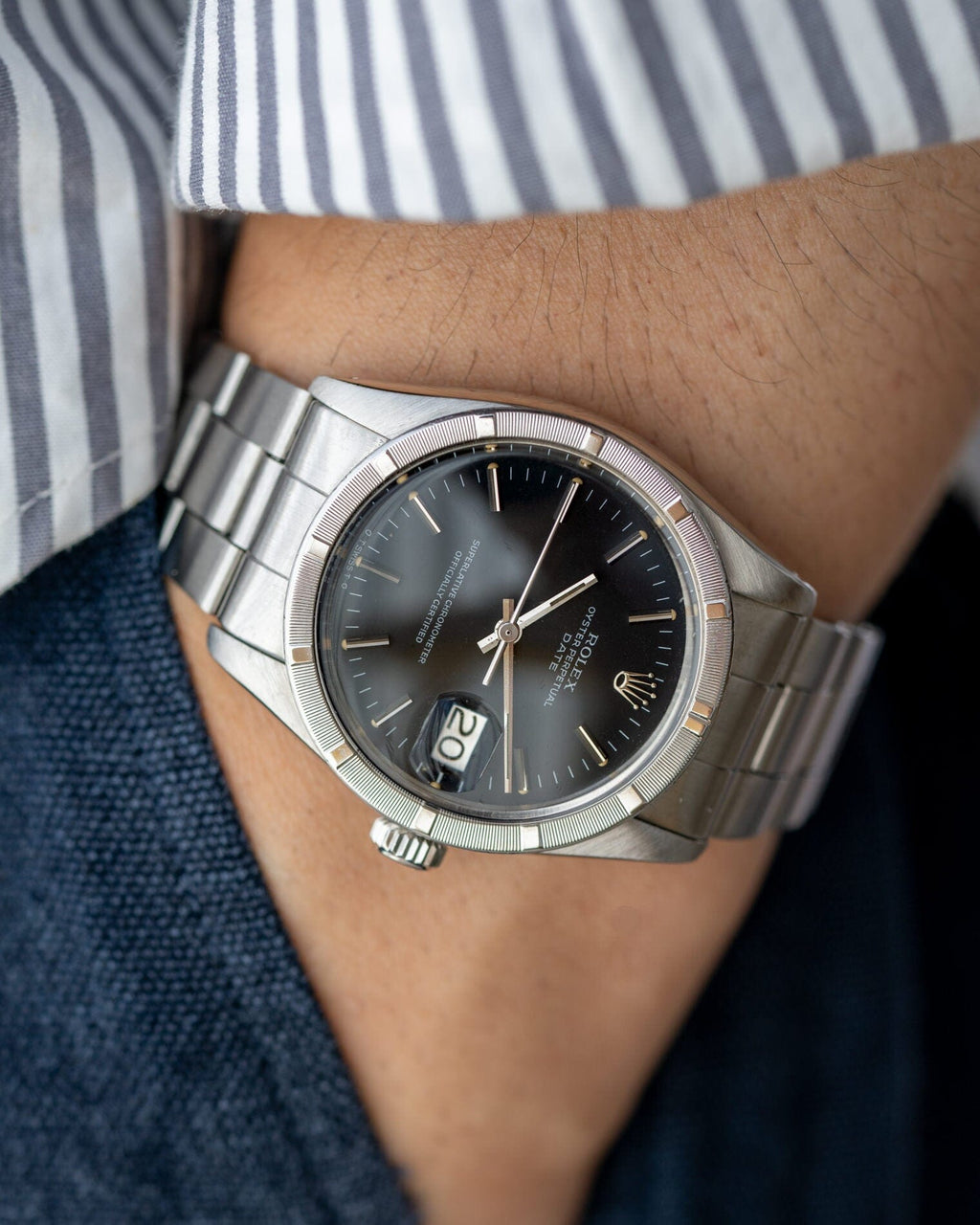 Rolex Oyster Perpetual Date 1501 Black Sigma Dial Circa 1978 | ARBITRO