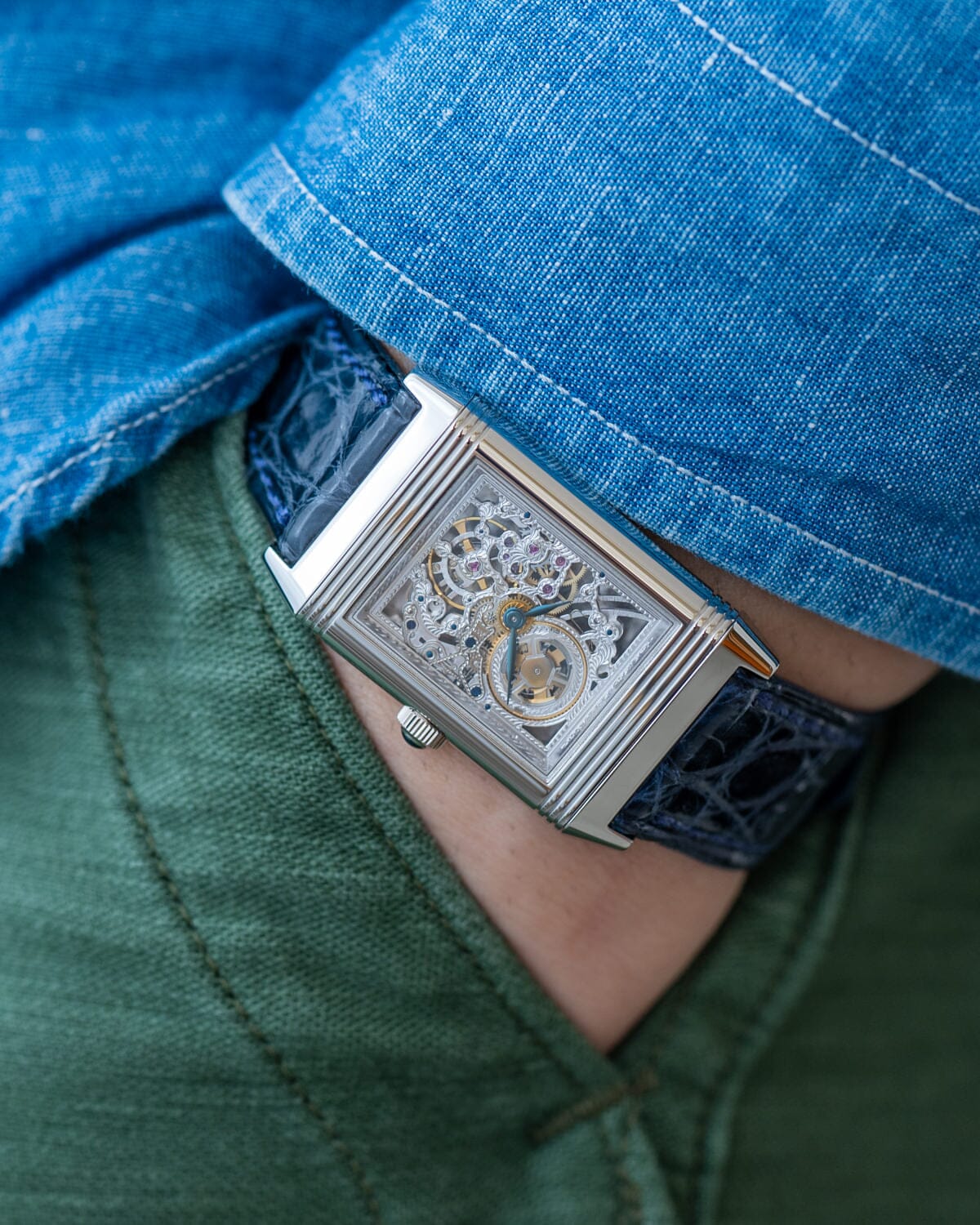 Jaeger-LeCoultre Reverso 270.6.49 Platinum Number One with Box and