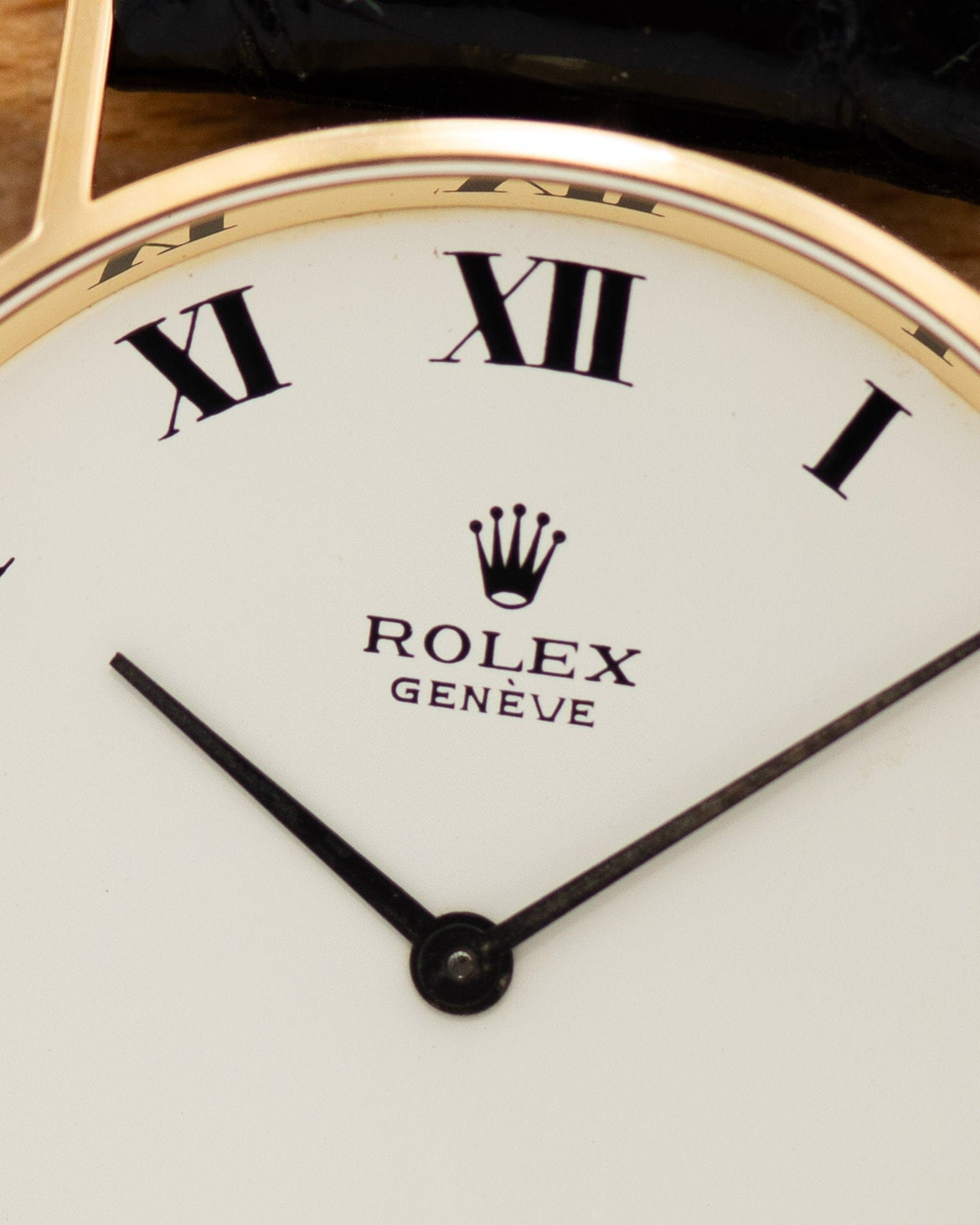 Rolex チェリーニ 3833 YG ホワイトローマン 箱付き Watch ROLEX 