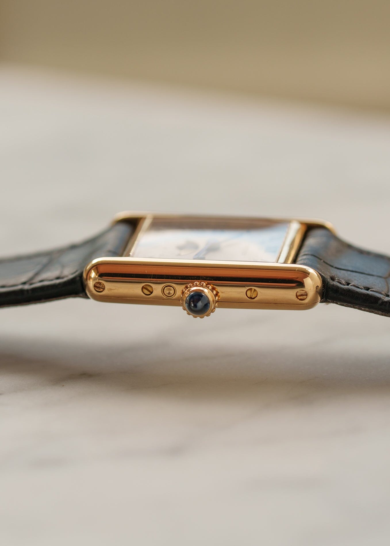 Cartier Tank Louis Cartier SM 819003 YG Moonphase