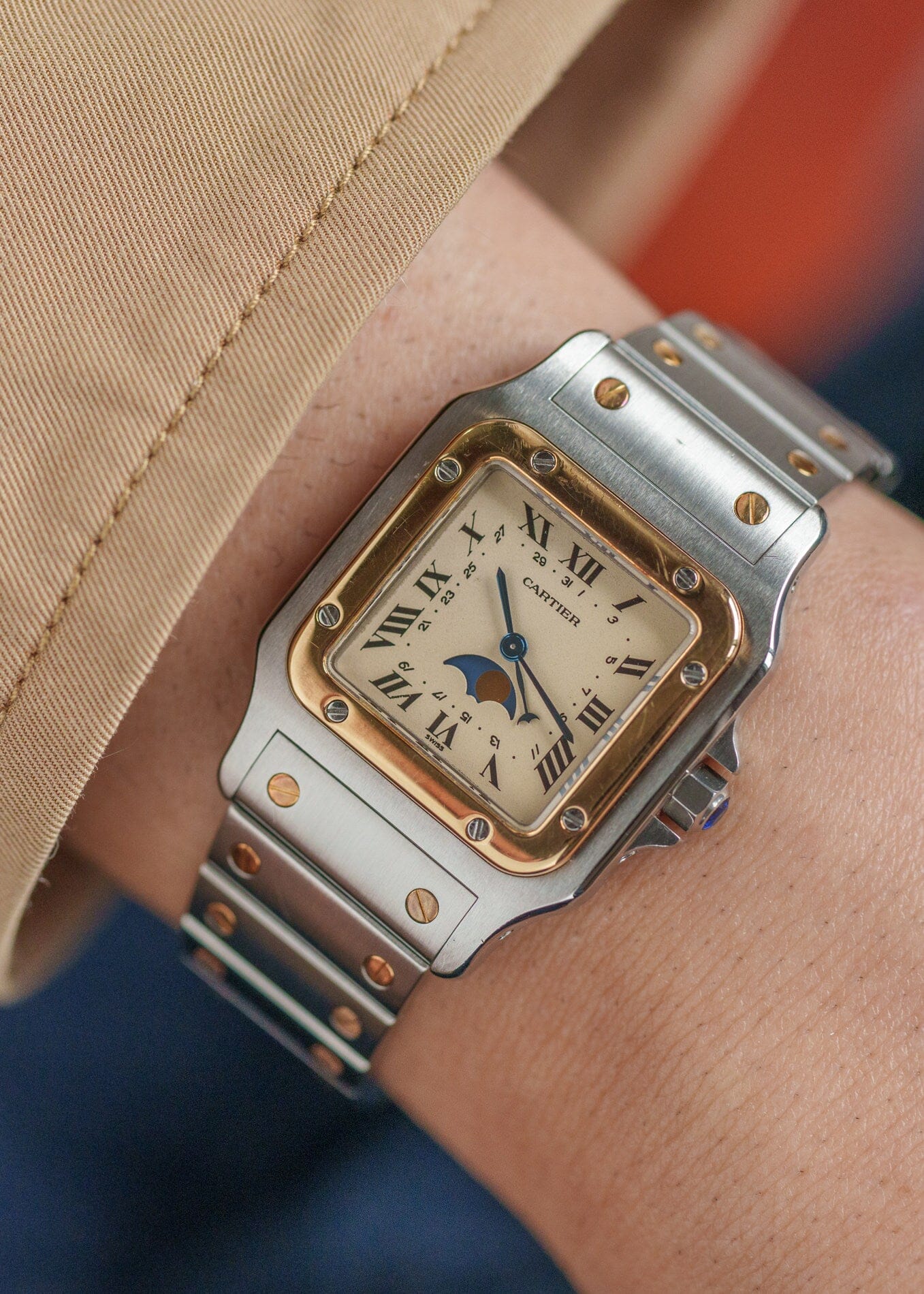 Cartier Santos Galbee LM 119901 Moonphase