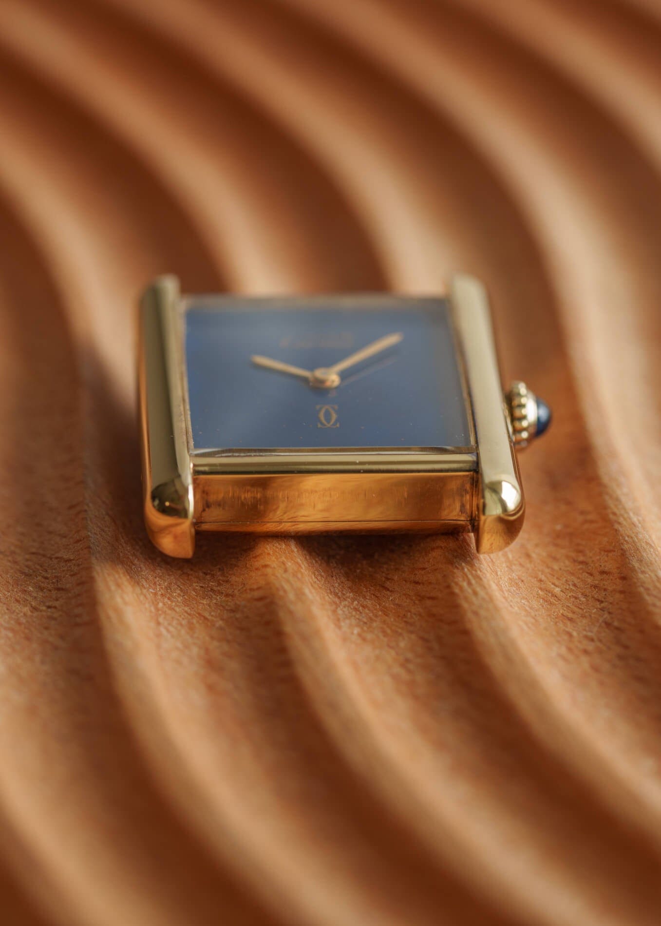 カルティエ マストタンク LM ラピスブルー 手巻き Watch CARTIER 