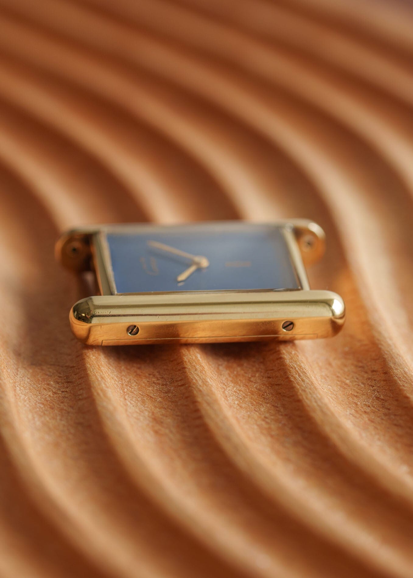 カルティエ マストタンク LM ラピスブルー 手巻き Watch CARTIER 