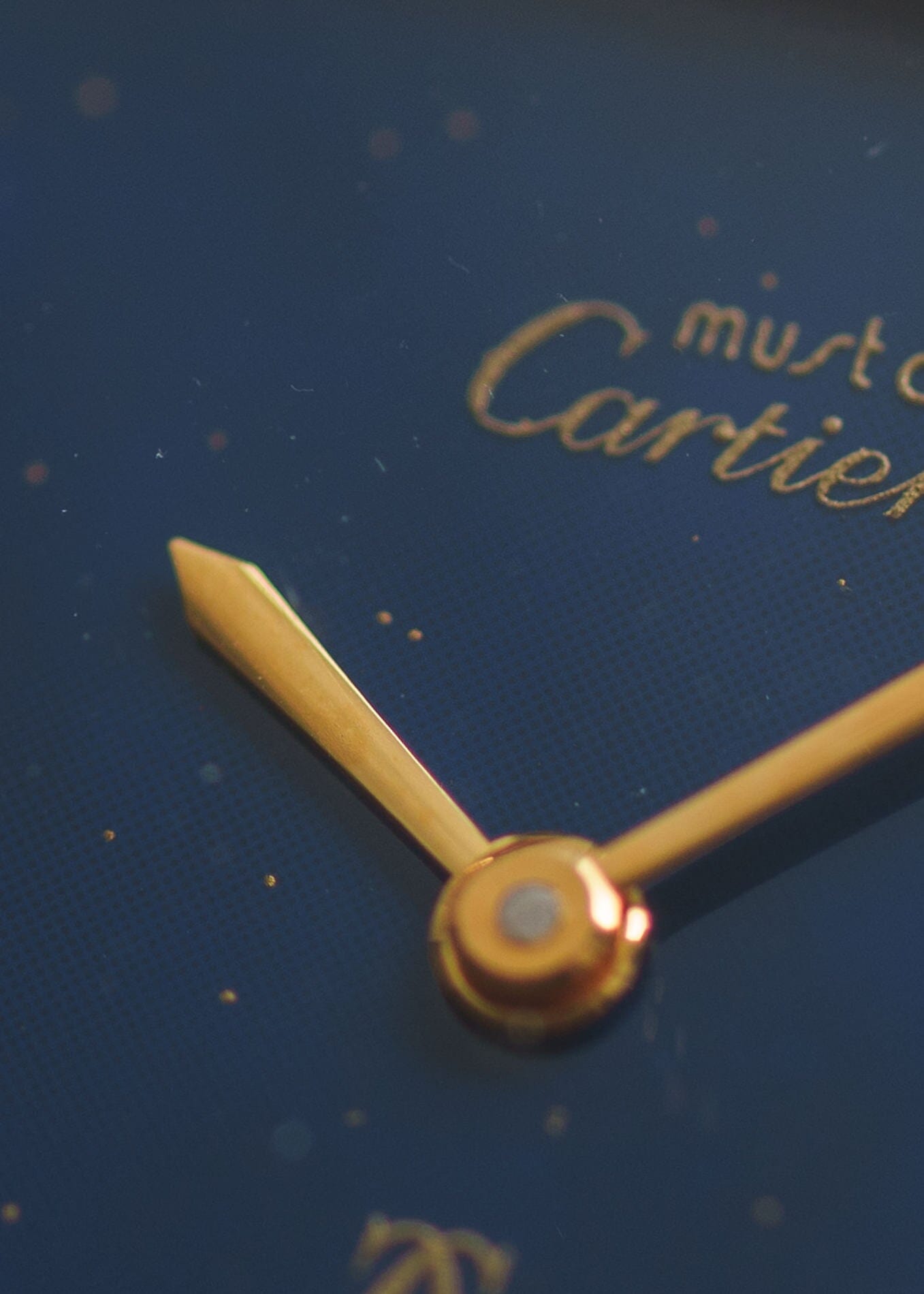 カルティエ マストタンク LM ラピスブルー 手巻き Watch CARTIER 