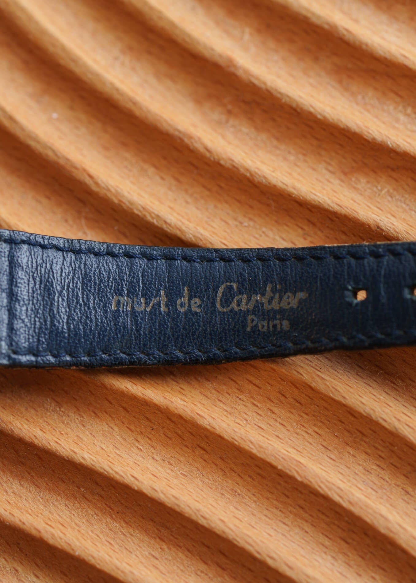 カルティエ マストタンク LM ラピスブルー 手巻き Watch CARTIER 