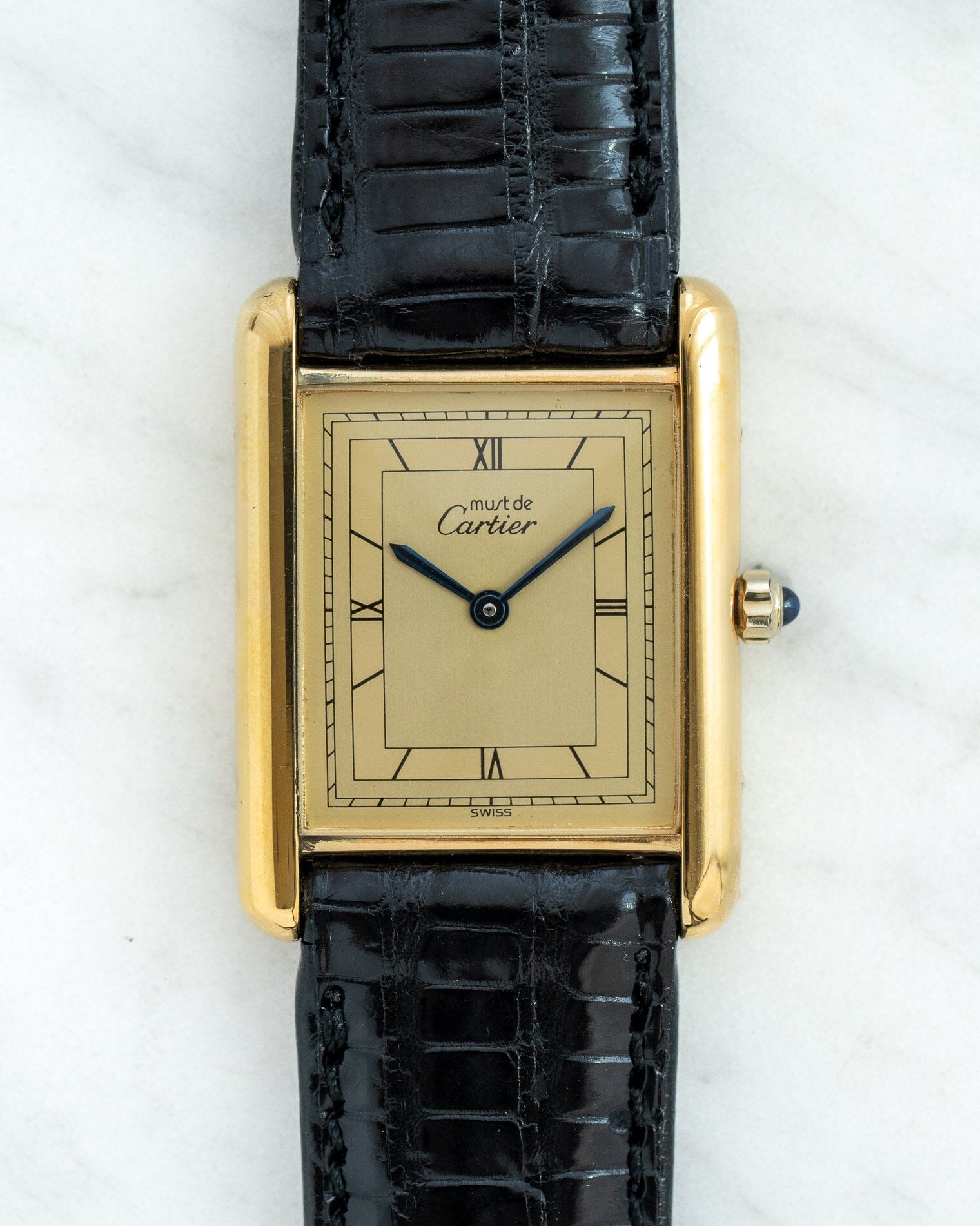 Cartier tank quartz online watch