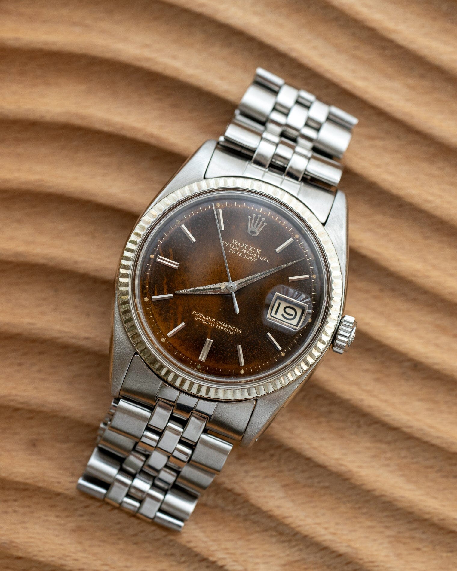 Rolex Datejust Ref.1601 Tropical Brown Mirror Around 1962 ARBITRO