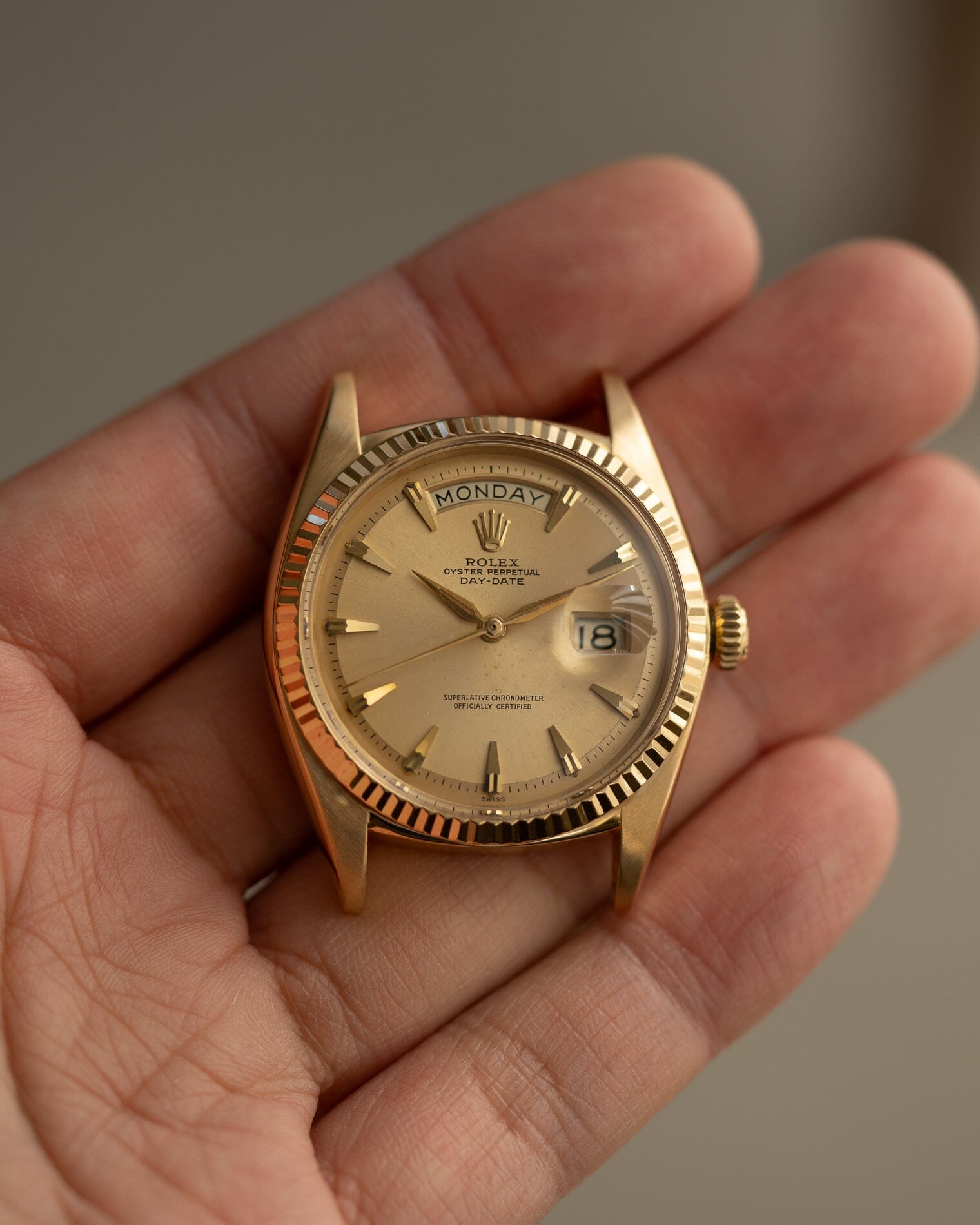 Rolex day clearance date 1803 history