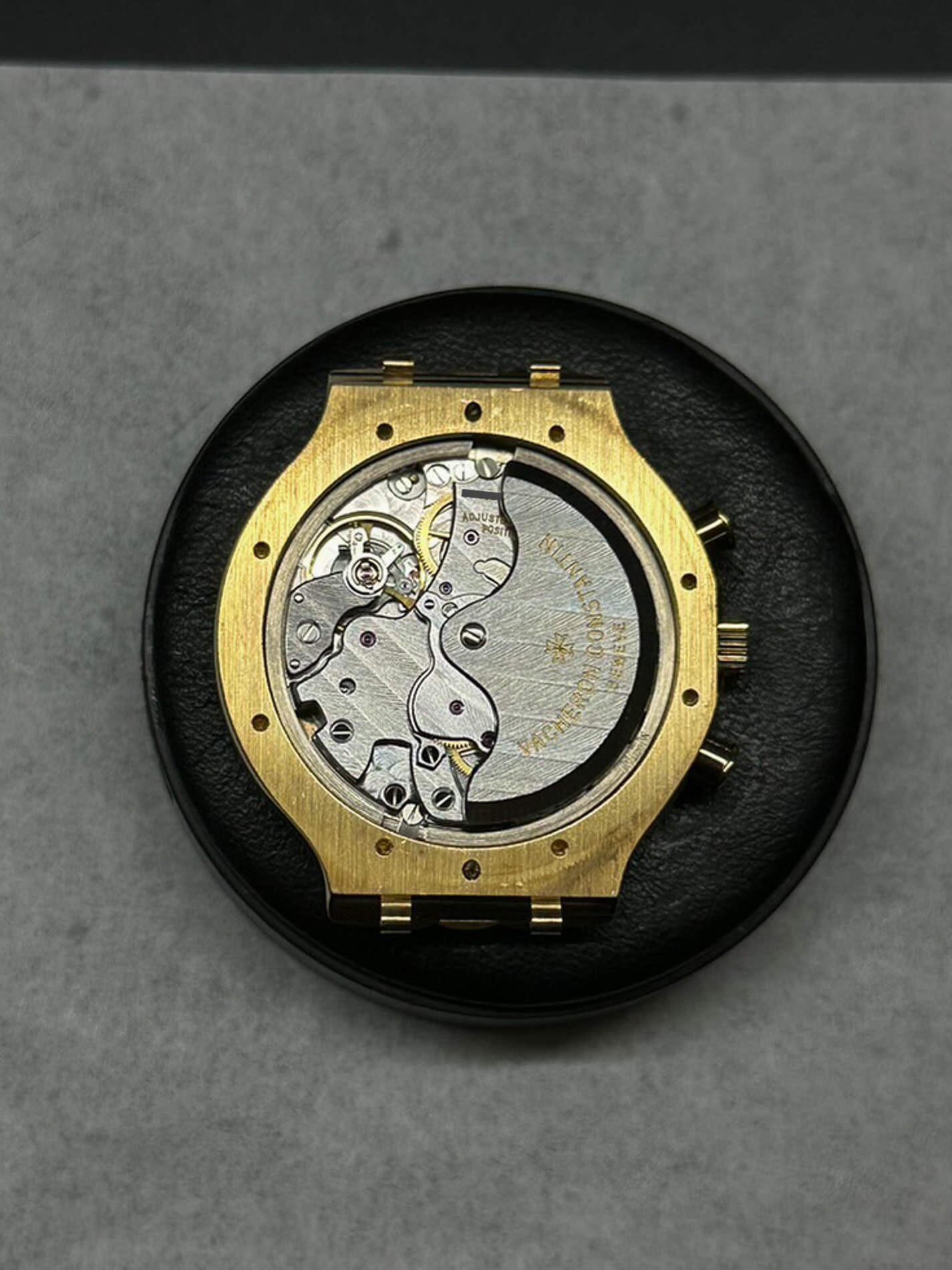 Vacheron Constantin フィディアス 49002 YG クロノグラフ ホワイトエナメルダイアル Watch VACHERON CONSTANTIN 