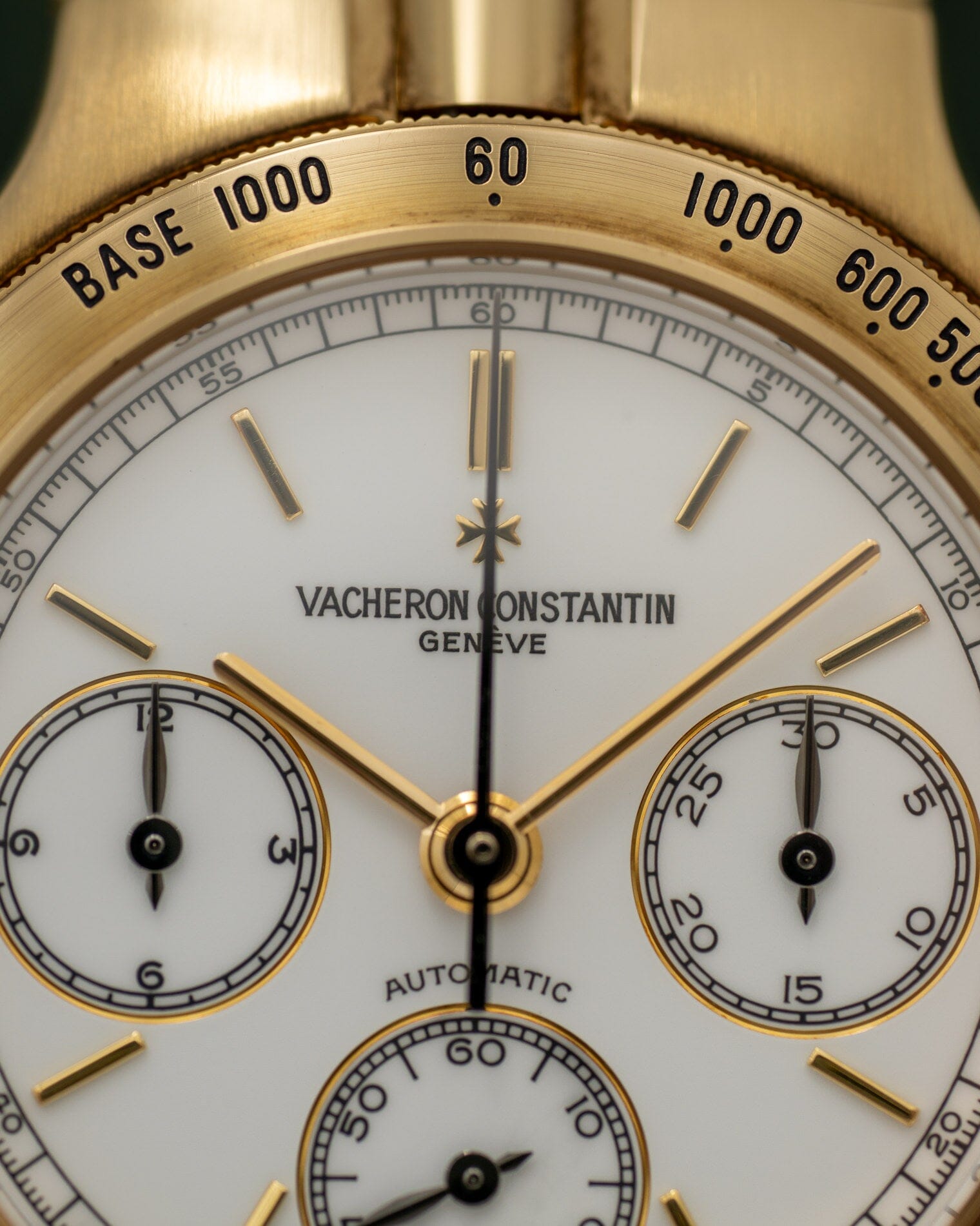 Vacheron Constantin フィディアス 49002 YG クロノグラフ ホワイトエナメルダイアル Watch VACHERON CONSTANTIN 