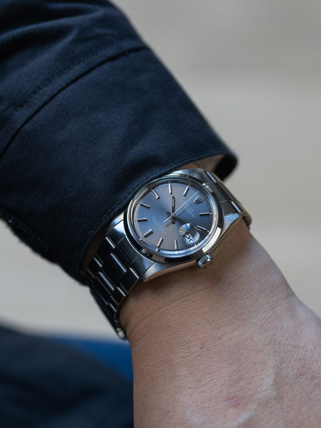 ロレックス デイトジャスト 1600 グレーダイアル Watch ROLEX 