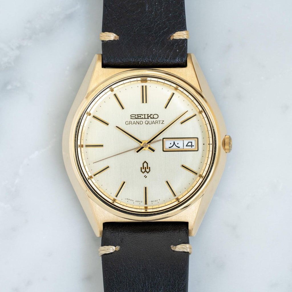 SEIKO GRAND QUARTZ 4843-8040 CAP GOLD | ARBITRO