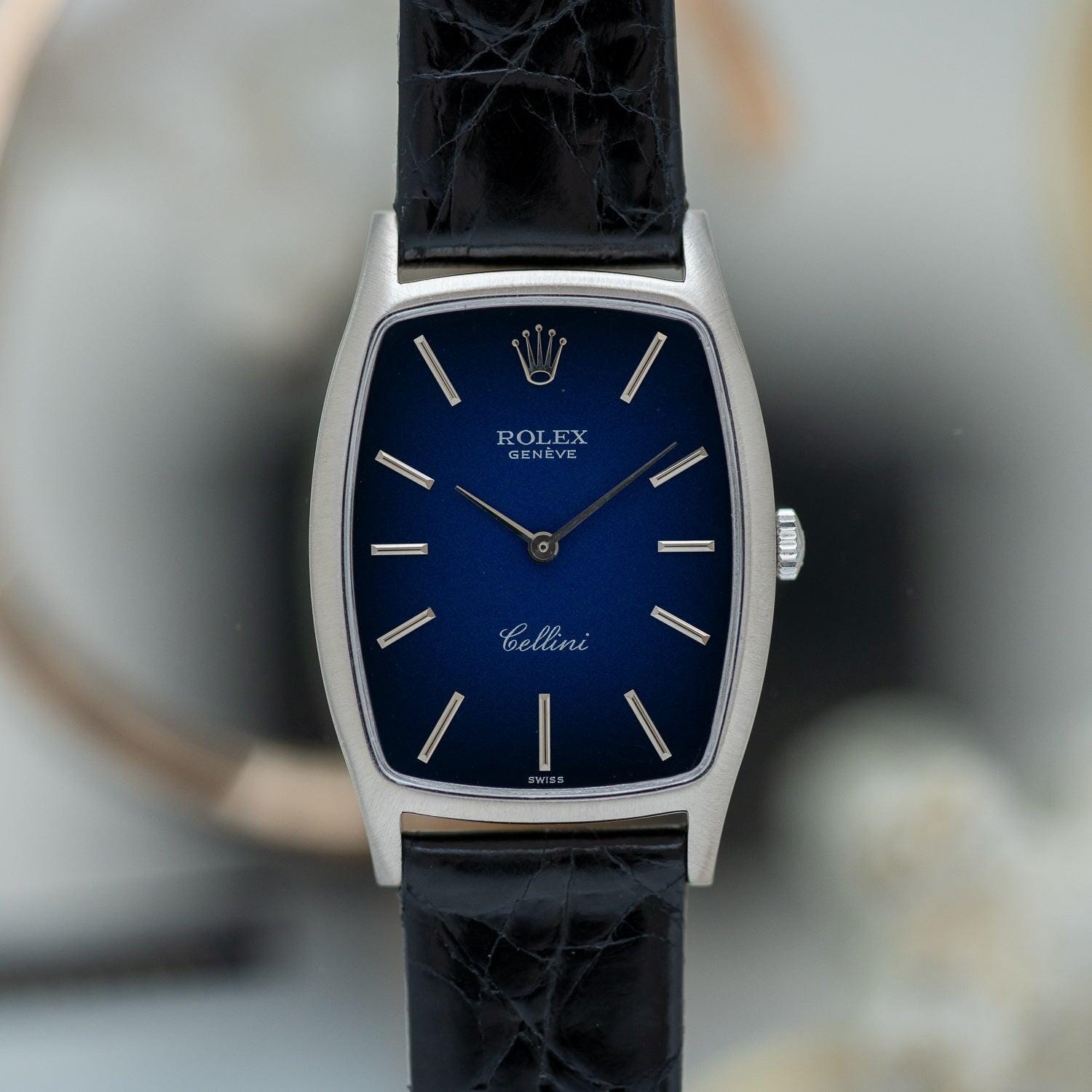 ROLEX Cellini 3807 WG Navy Gradation | ARBITRO