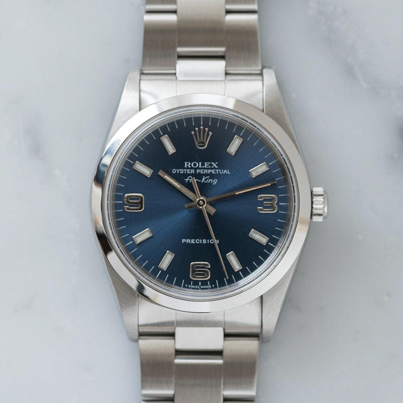 ROLEX Air-King 14000 Blue Dial - Arbitro