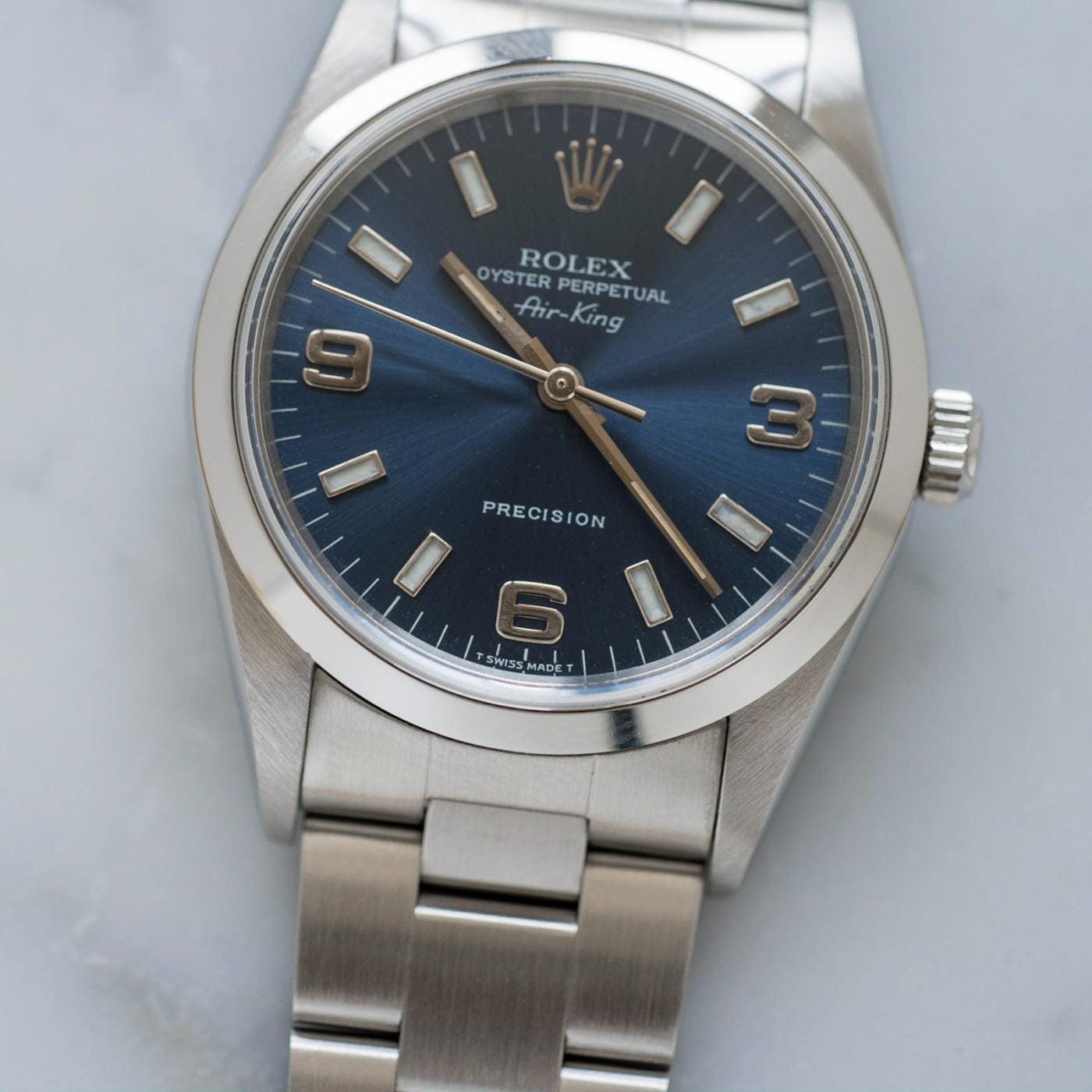 ROLEX Air-King 14000 Blue Dial - Arbitro