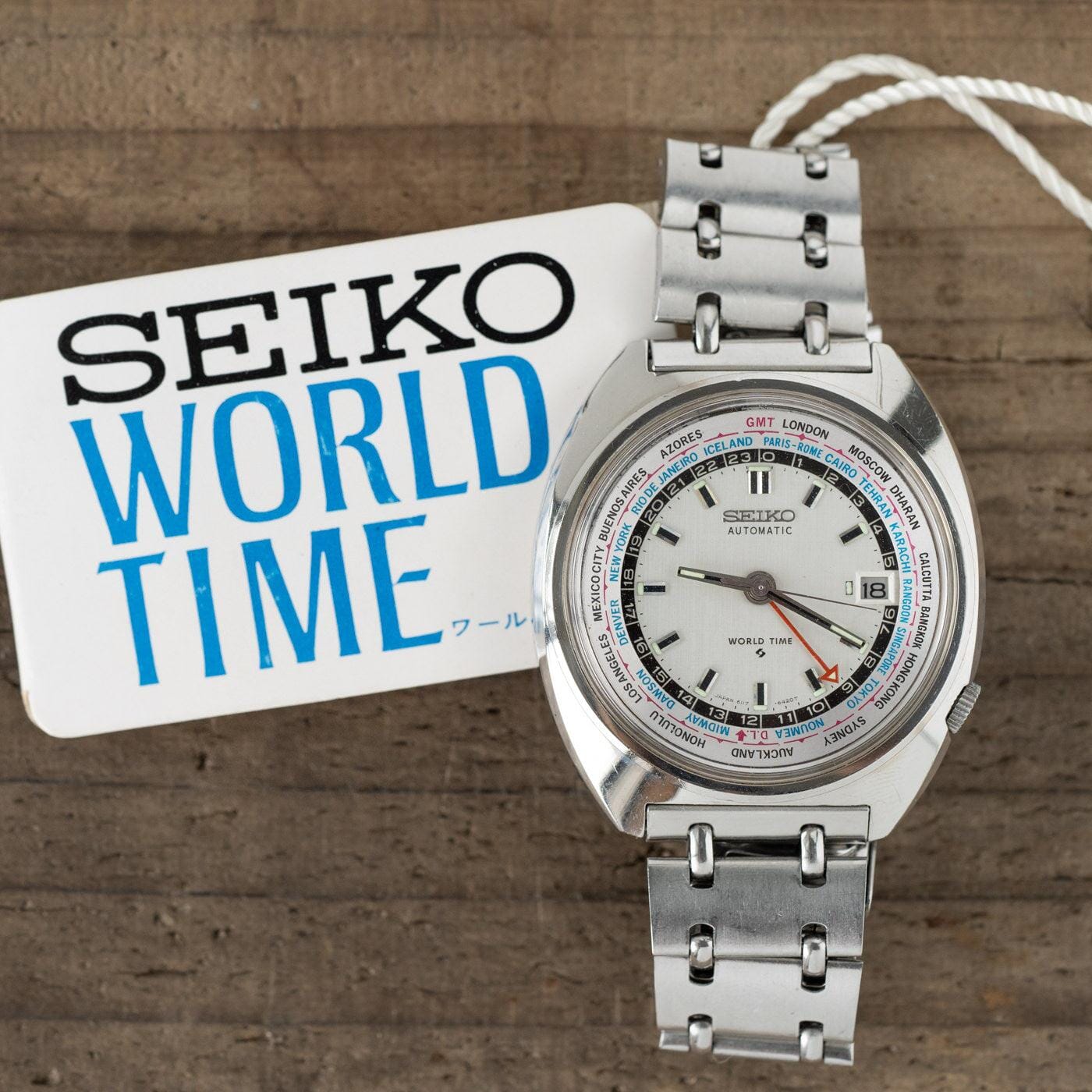 SEIKO WORLD TIME 6117-6400 1970s - Arbitro