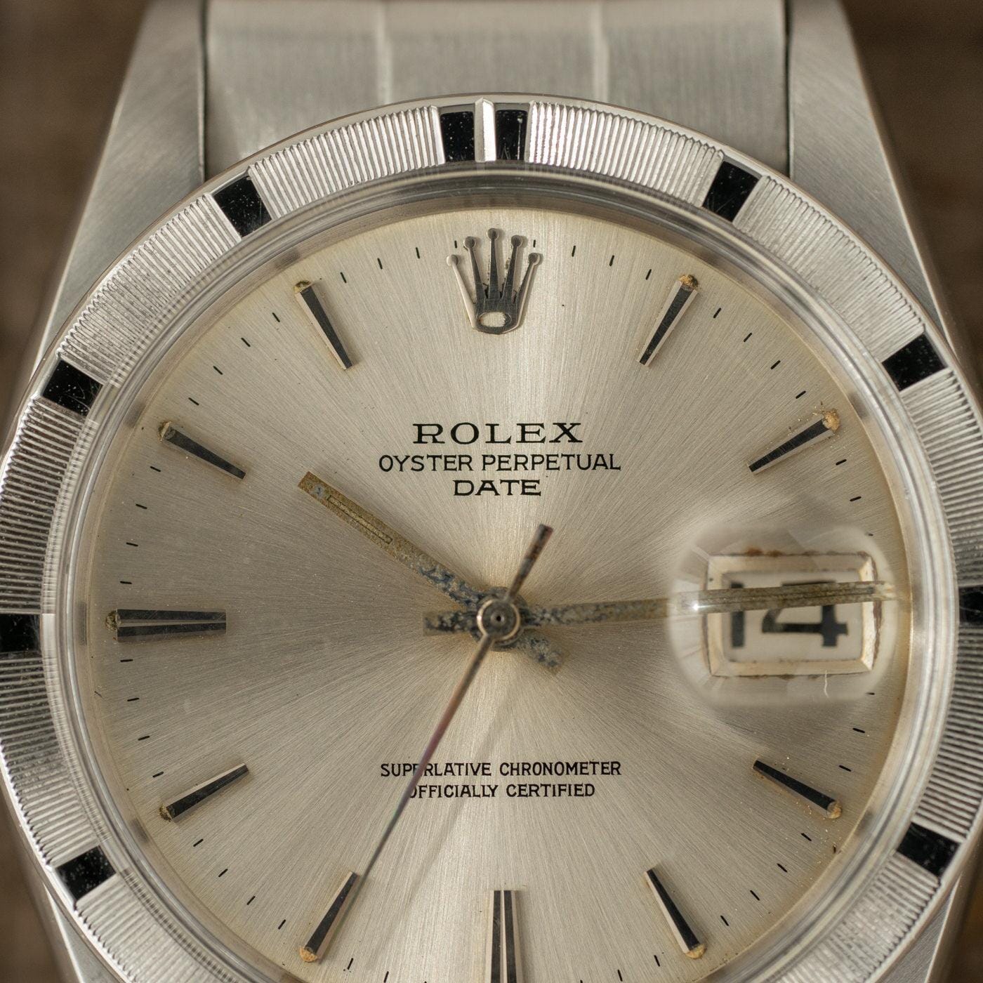 ROLEX Oyster Perpetual Date 1501 Silver Dial - Arbitro