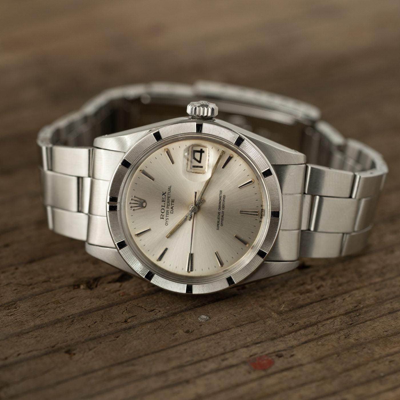 ROLEX Oyster Perpetual Date 1501 Silver Dial - Arbitro