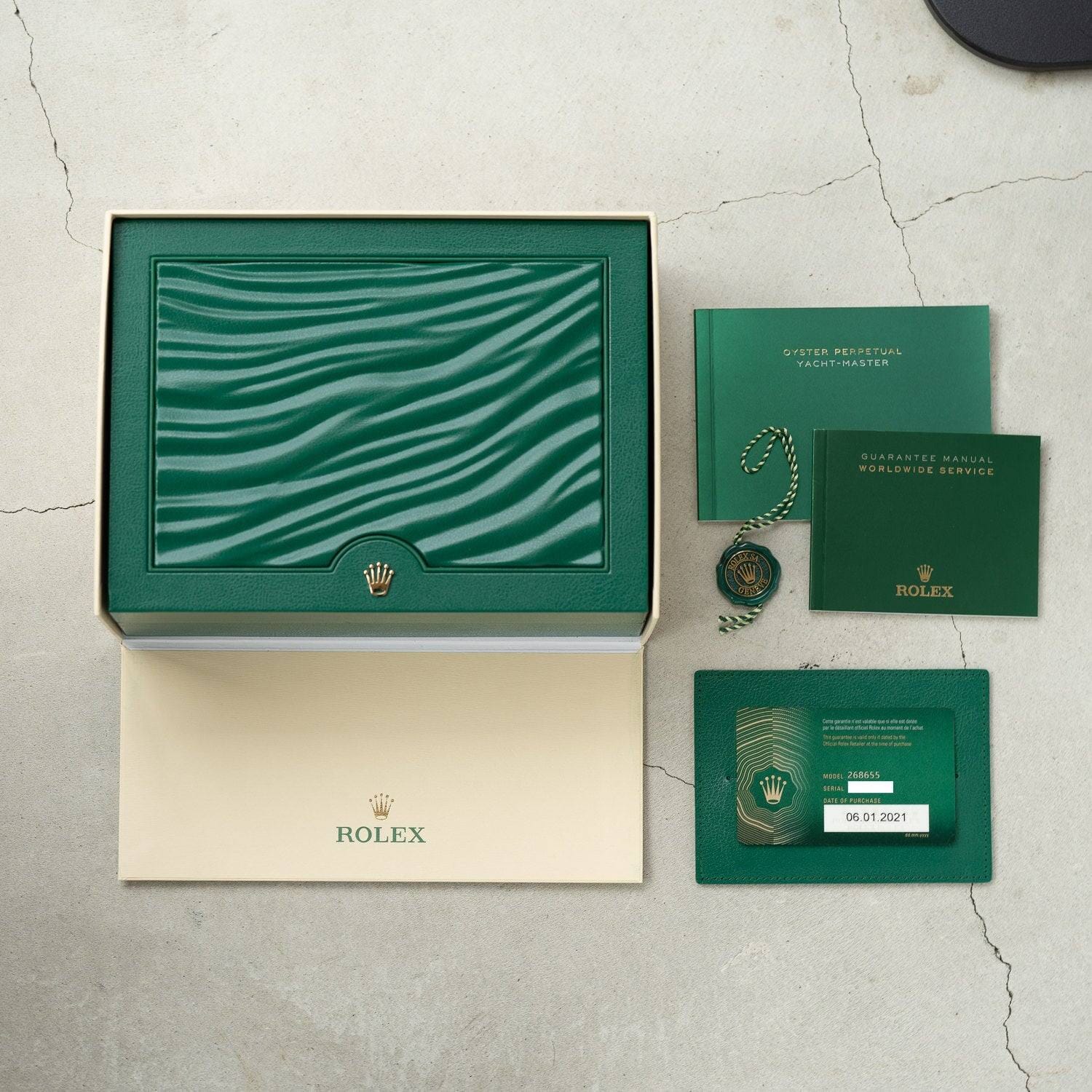 ROLEX Yacht-Master 37 268655 Box and Paper - Arbitro